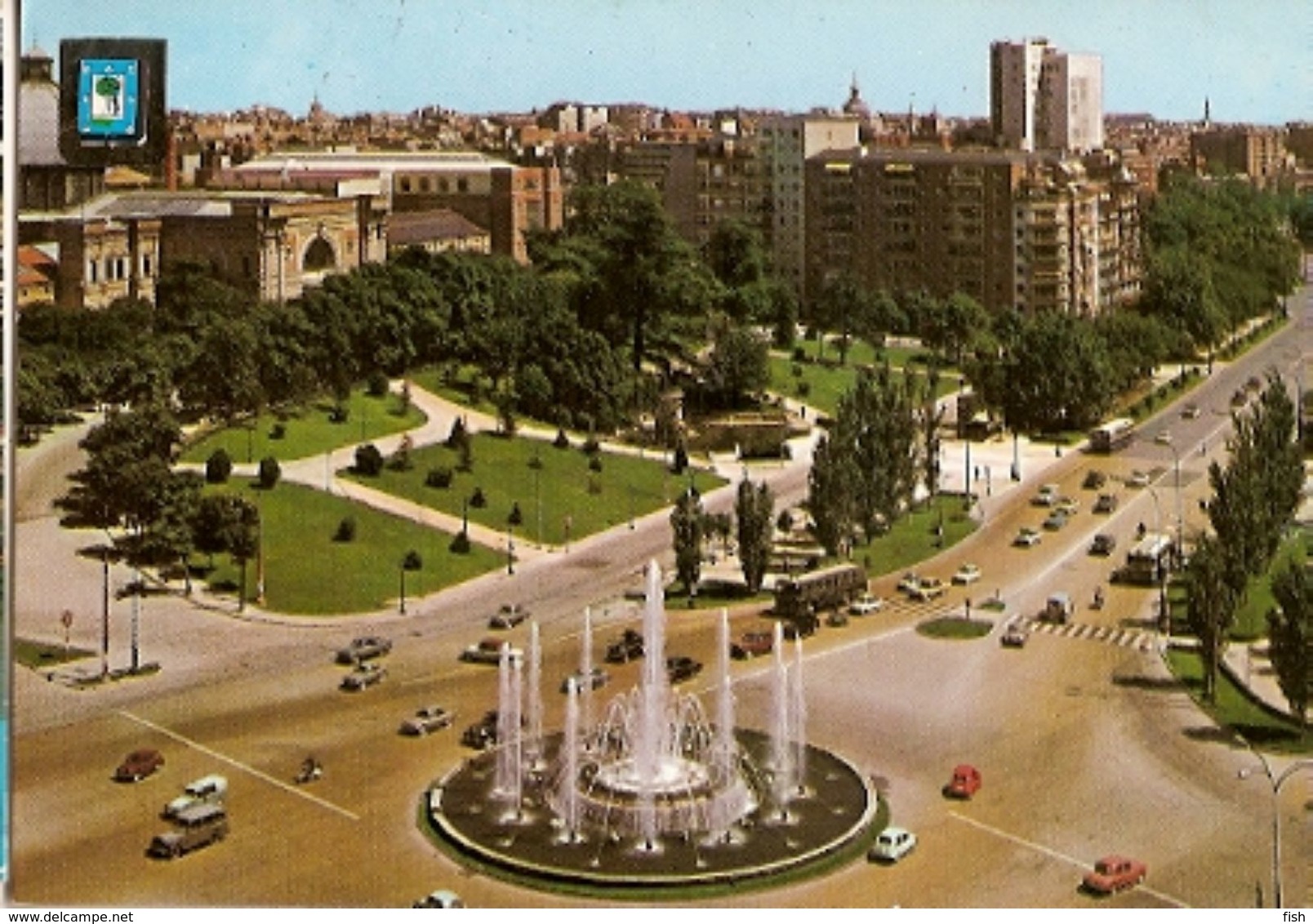 Spain  & Circulated, Paseo San Joan De La Cruz Paseo De La Castellana, Madrid,Lisboa 1971 (147) - Monumenti