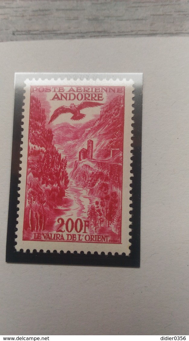 Andorre Français Aérien N°3 - ** Neuf Sans Trace De Charnière- Côte 37 € - Neufs