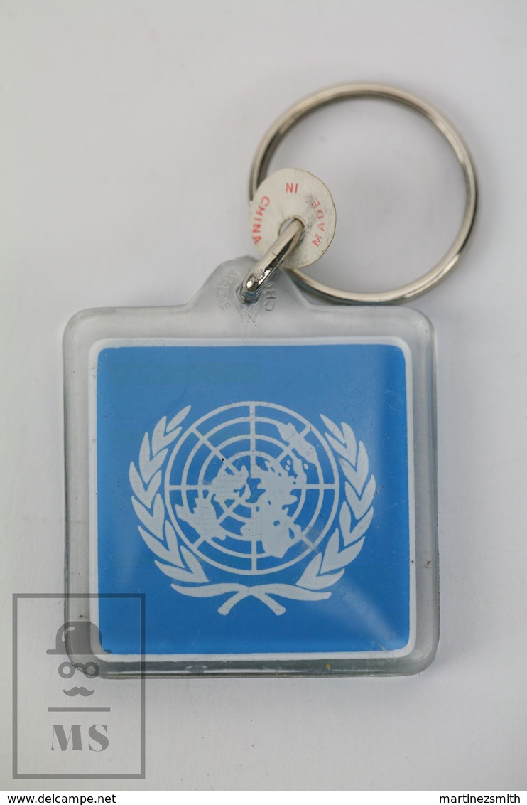 Vintage  Souvenir Keyring - Headquarters Of The United Nations - Llaveros