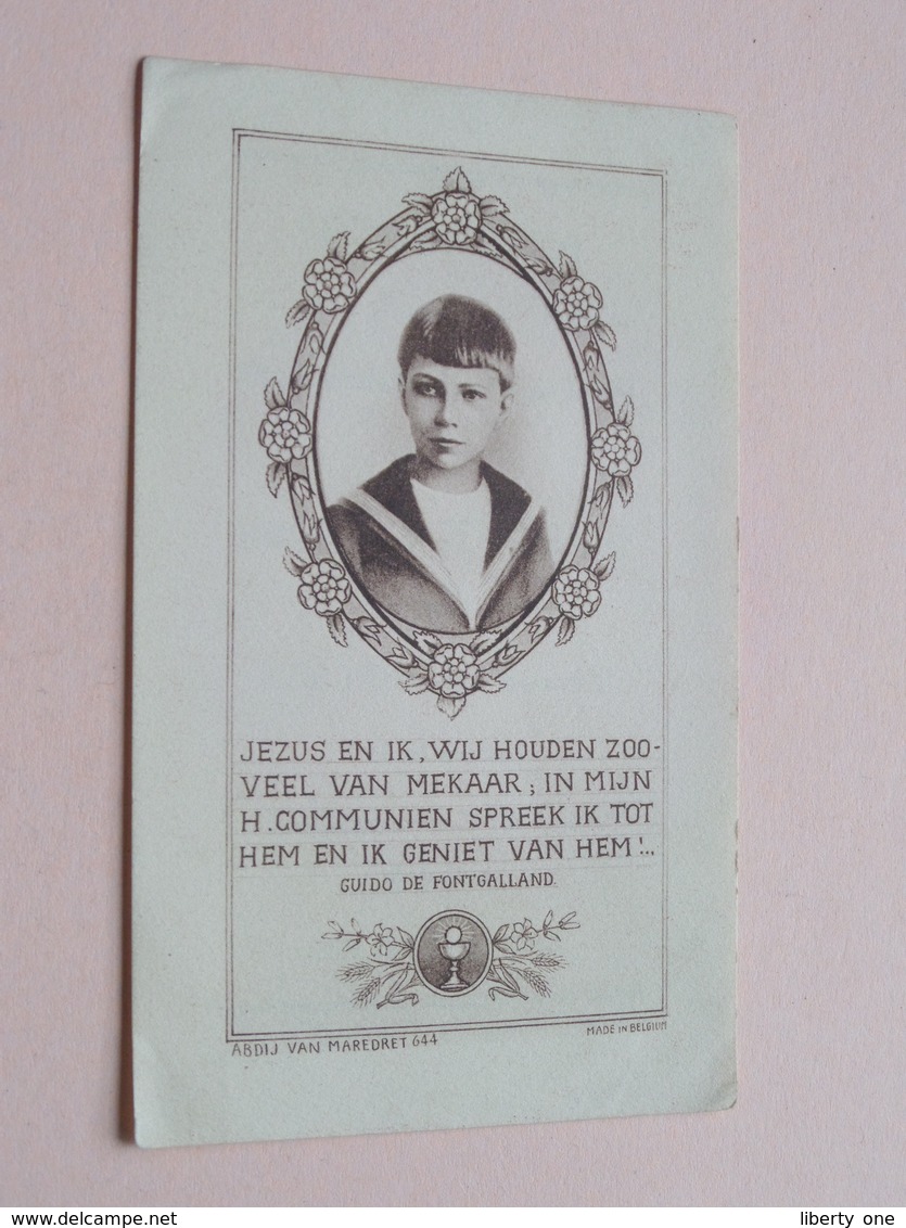 H. Communie Van Yvonne MICHIELSEN Kapel Der Zusters Ursulinen Te WILRIJK 15 Juni 1933 ( Cassauwers / Zie Foto's ) ! - Communion