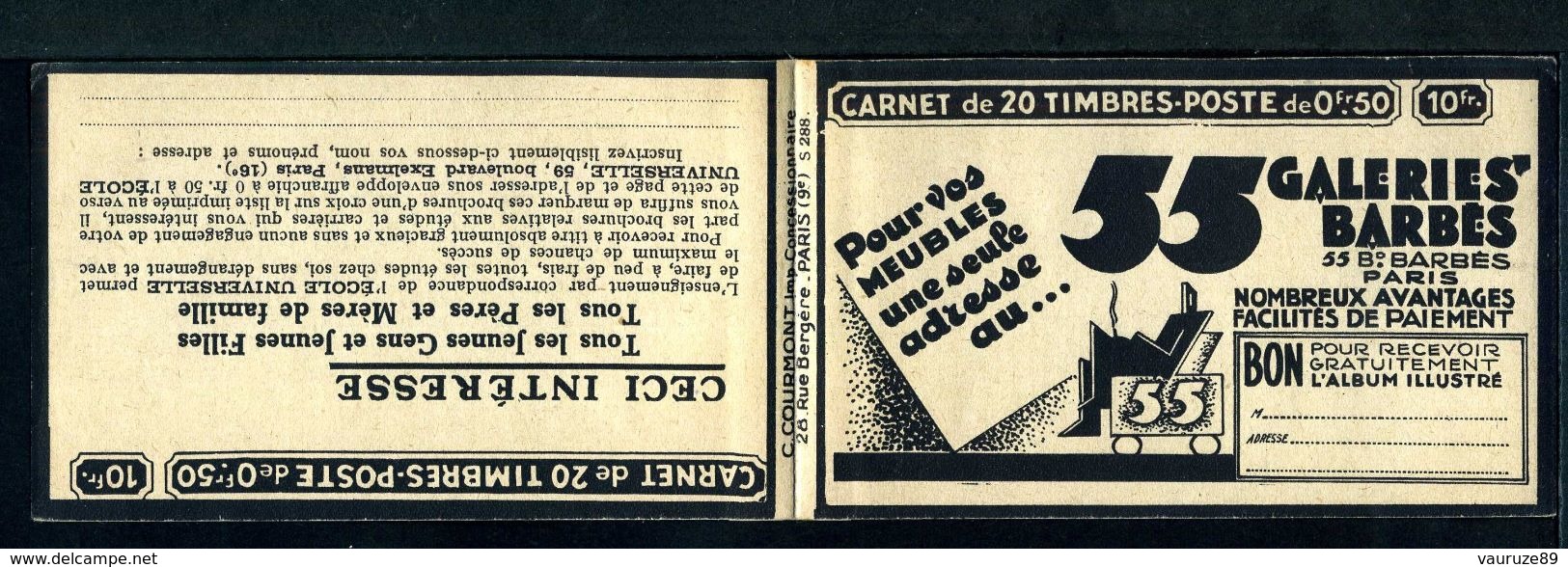 Carnet PAIX Couverture Vide Série 286-B Thèmes Meubles Galeries Barbès Savon Miel Rose - Autres & Non Classés