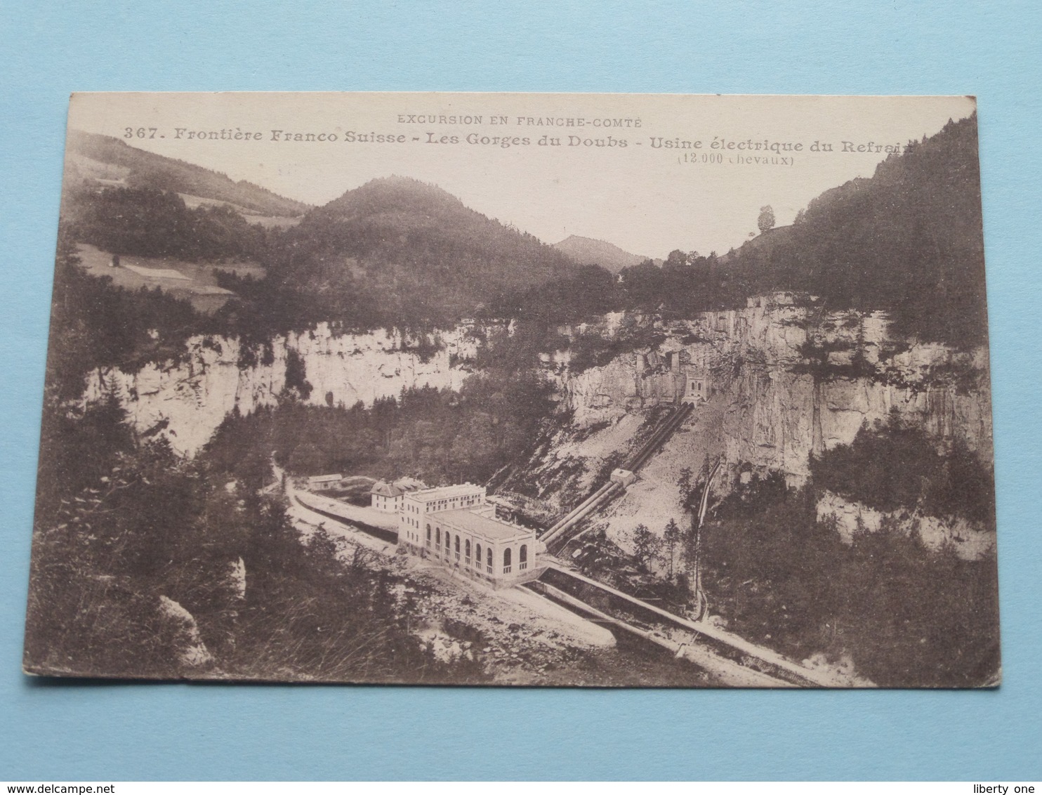 Frontière FRANCO-SUISSE - Les Gorges Du DOUBS - Anno 1918 ( B & G Lyon - 367 ) ( Voir Photo Pour Détail ) ! - Franche-Comté