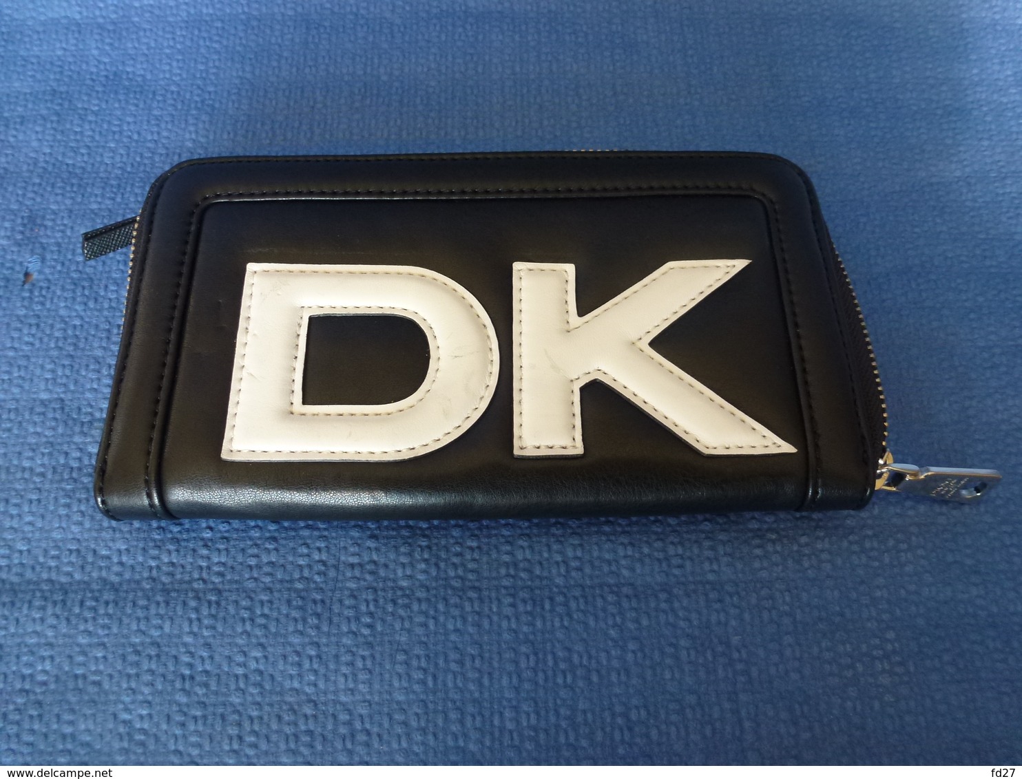 Porte Monnaie "Donna Karan - New York" - Noir Et Blanc - Bourses Et Sacs