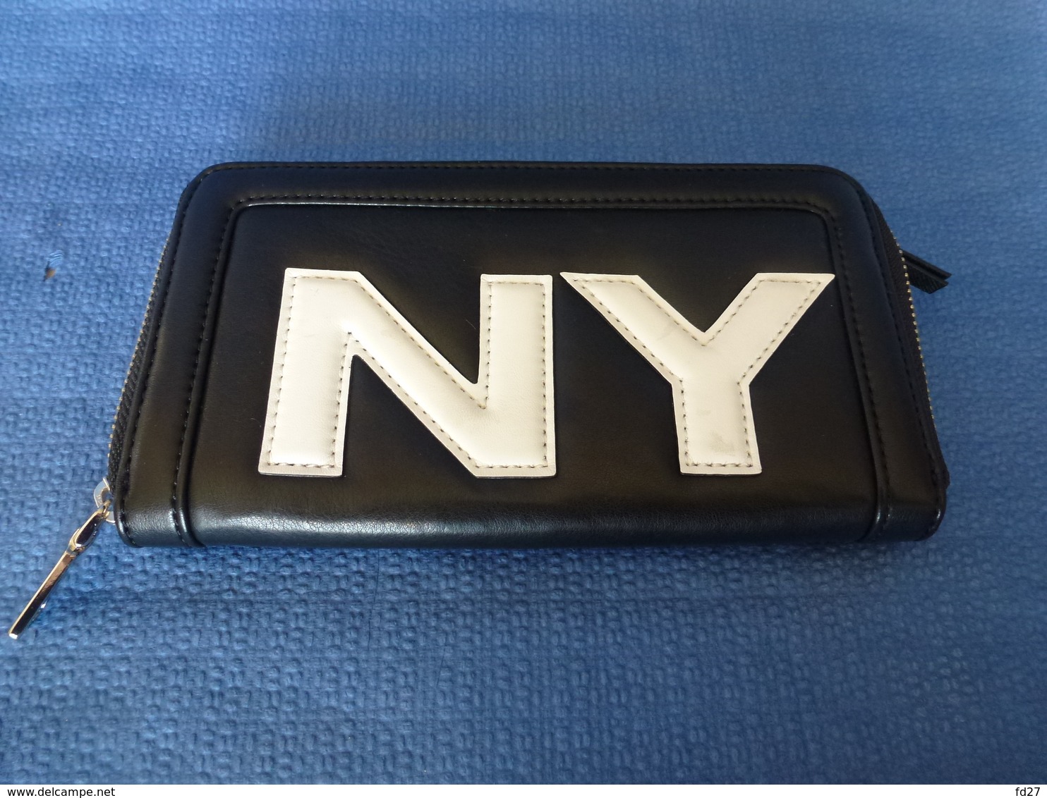 Porte Monnaie "Donna Karan - New York" - Noir Et Blanc - Bourses Et Sacs