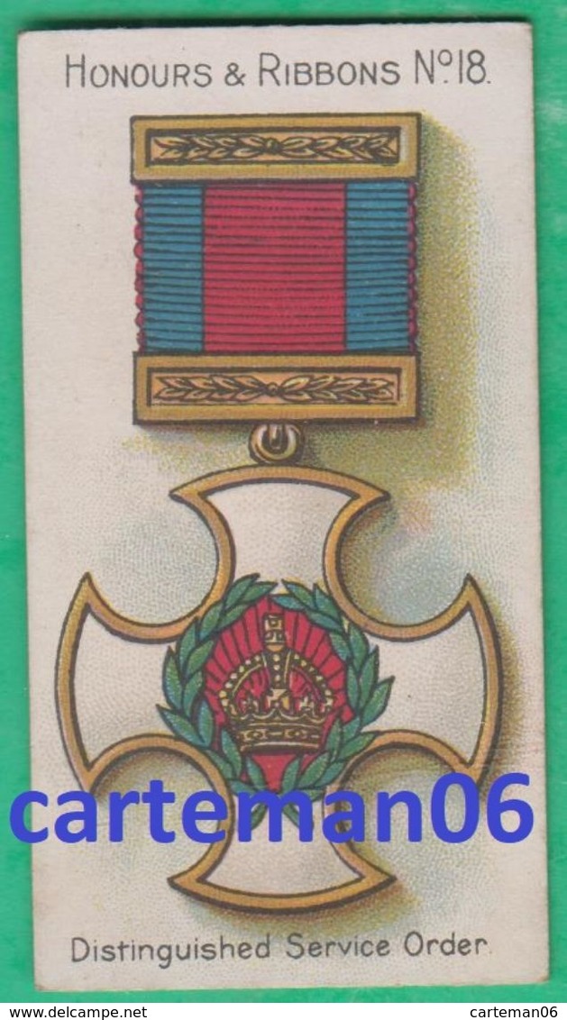 Chromo - Taddy & Cos - Médaille - Honours & Ribbons N°18 - For Distinguished Service Oder - Taddy