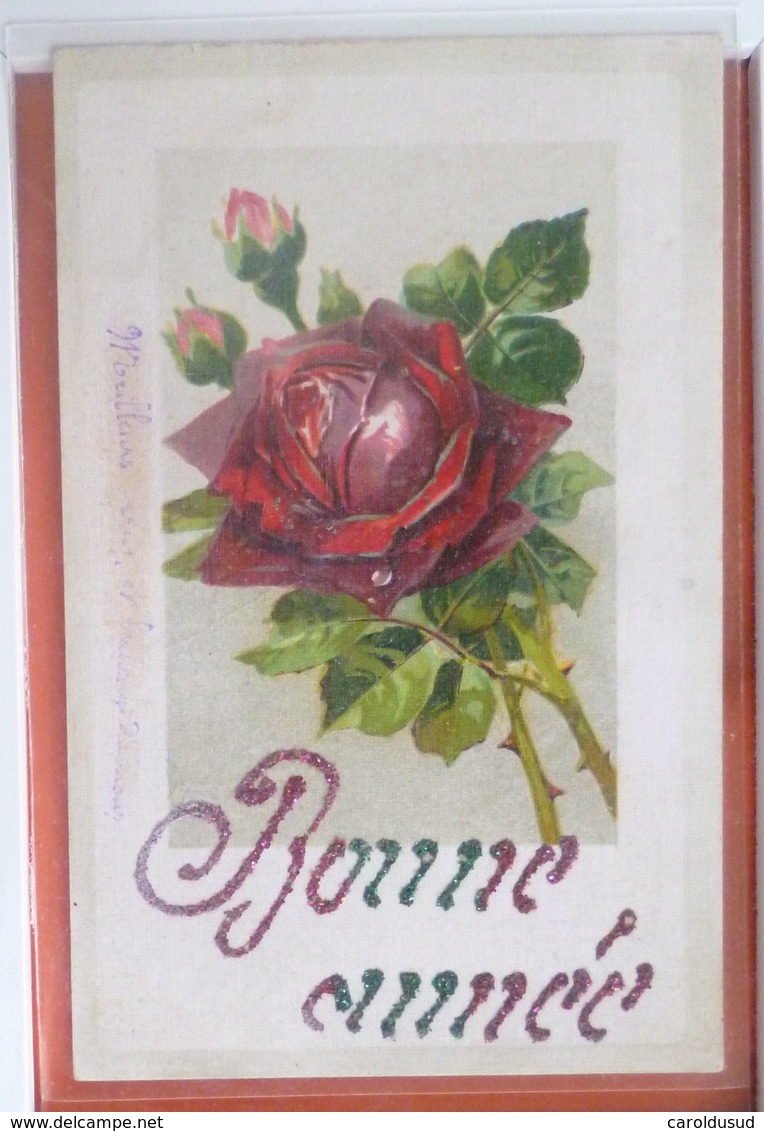 CPA Lot 8x Litho  Illustrateur  EDITION L.P.  A.O.L.  K.F.  B.R.C.  KLEIN . K.G.L. Roses FLEUR ROSE Seule - Collezioni E Lotti