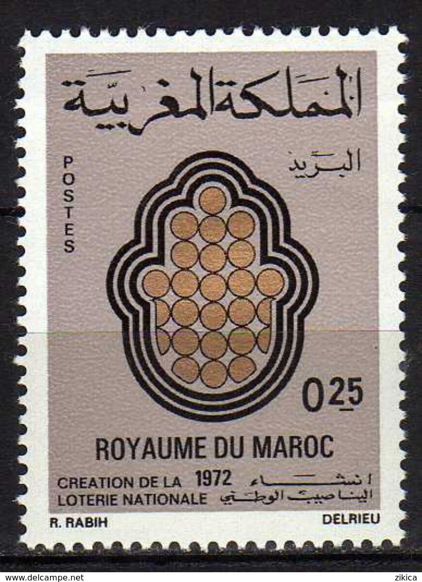 Morocco. Maroc 1972 Creation Of National Lottery. MNH - Maroc (1956-...)