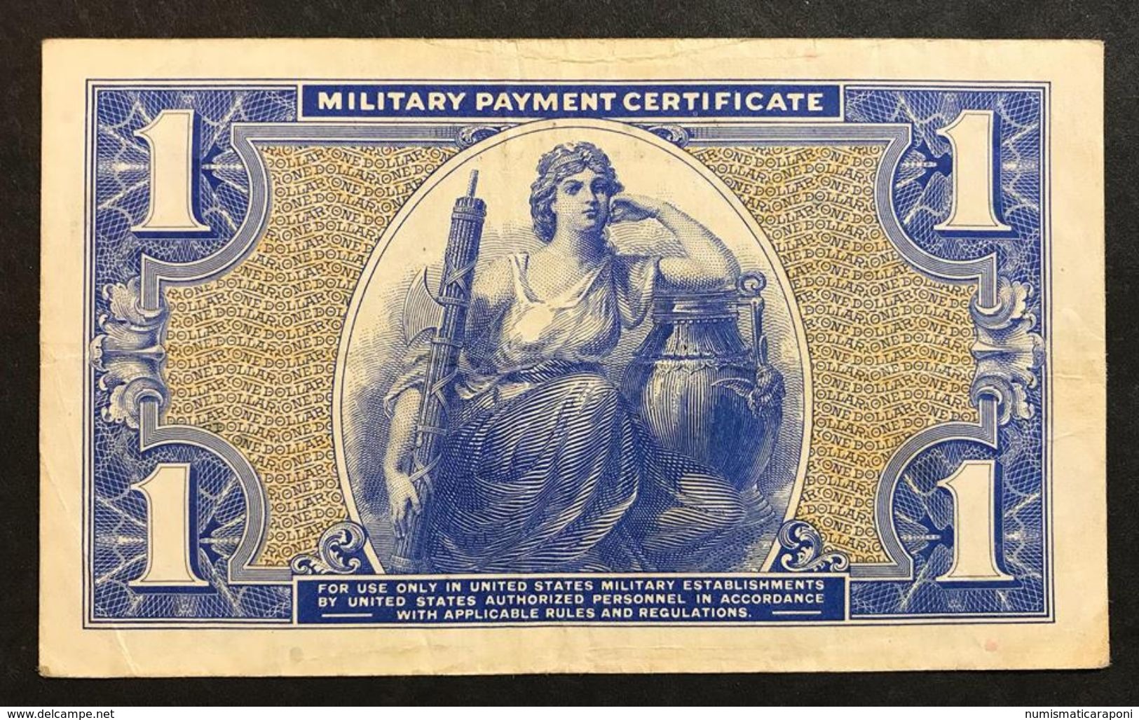 Series 541 1 Dollar USA MPC Military Payment Certificate Forellini Q.spl Lotto 458 - 1958-1961 - Series 541