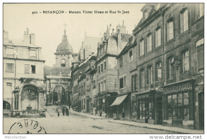 25 BESANCON / lot de 60 cartes postales anciennes / pour visualiser le scan des verso, envoyez-moi votre adresse mail