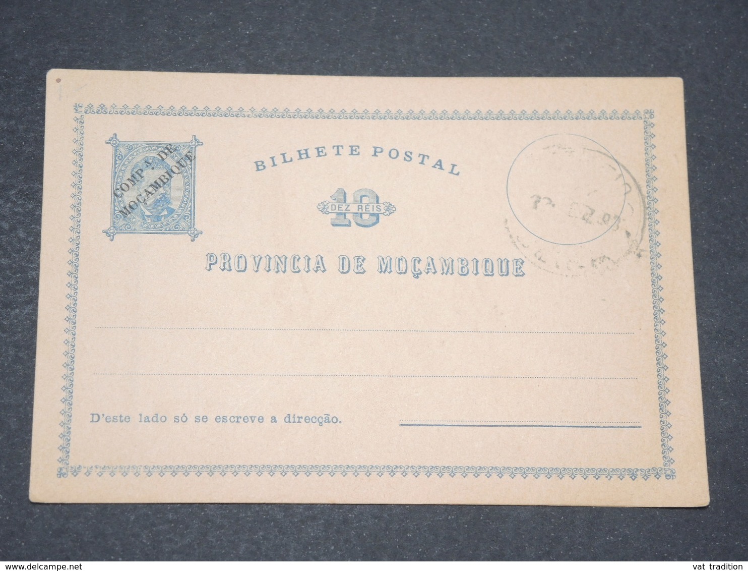 MOZAMBIQUE - Entier Postal Surchargé " Comp.A De Moçambique " Non Circulé - L 14192 - Mozambique