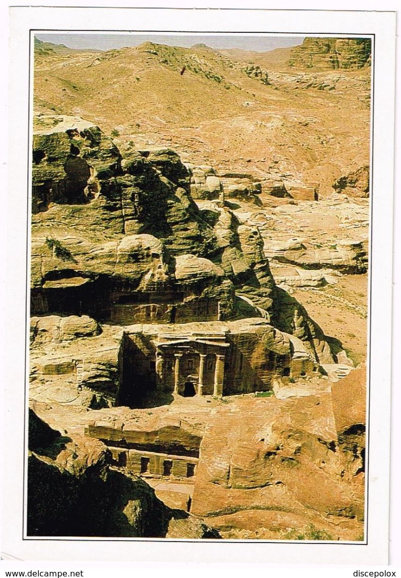 V2151 Giordania Jordan - Petra - Tombe - Cartolina Con Legenda Descrittiva / Non Viaggiata - Asien