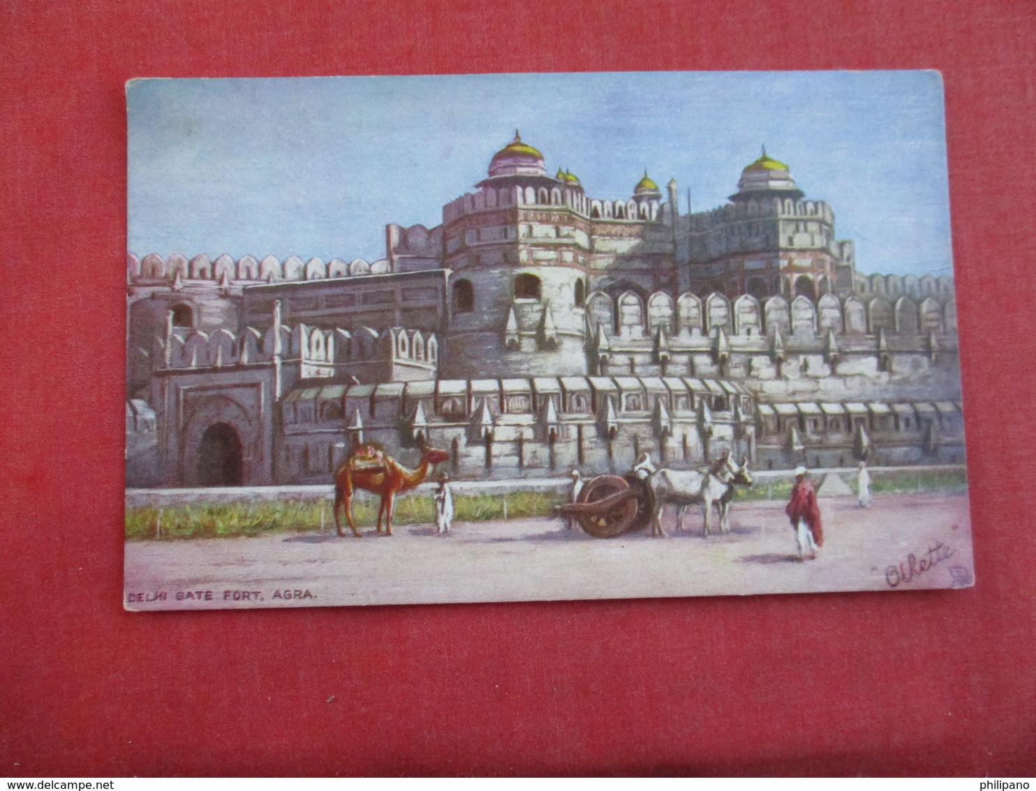 Tuck Series Delhi Gate Fort Agra Ref 2860 - India