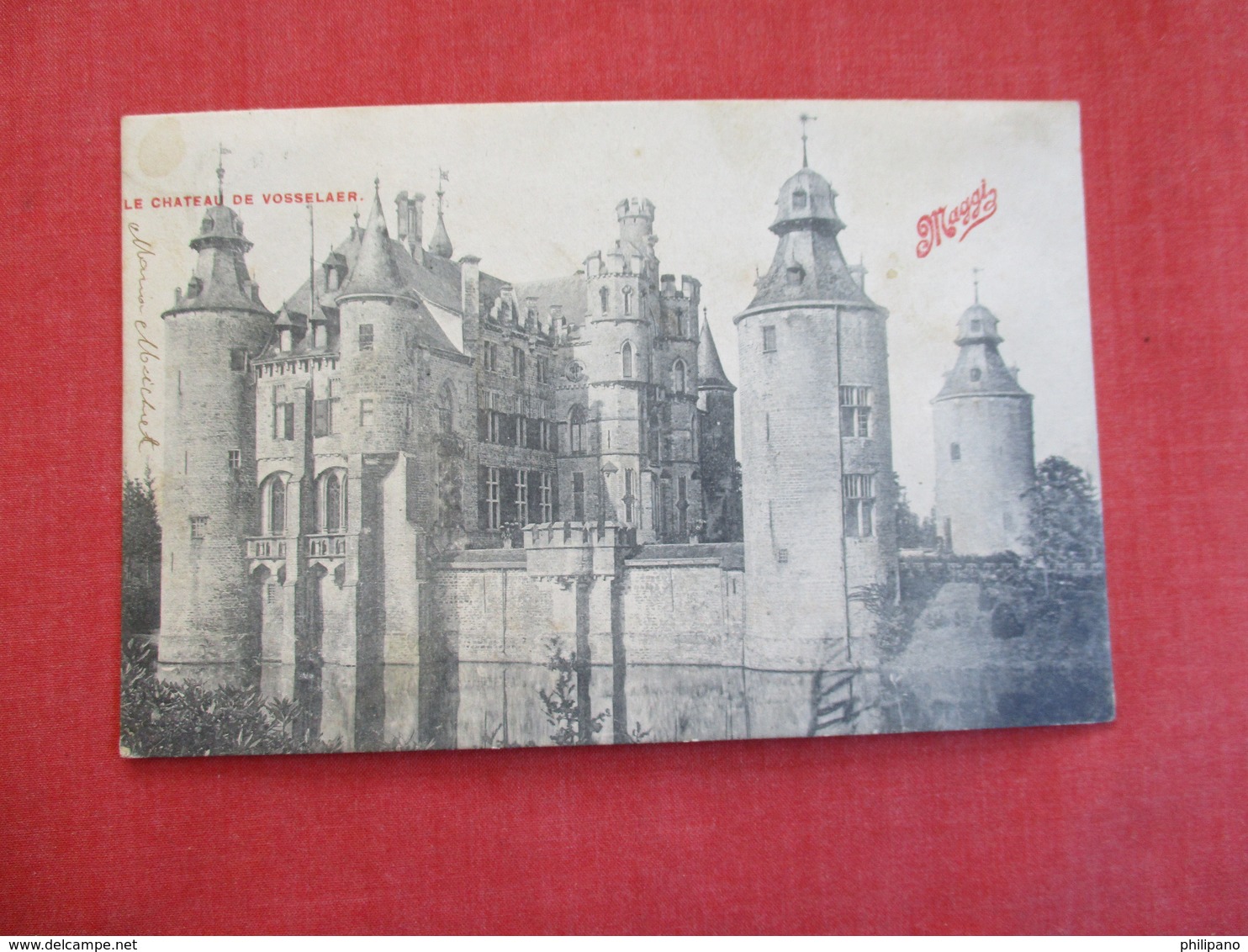 Le Château De Vosselaer Has Stamp & Cancel   Ref 2860 - Vosselaar