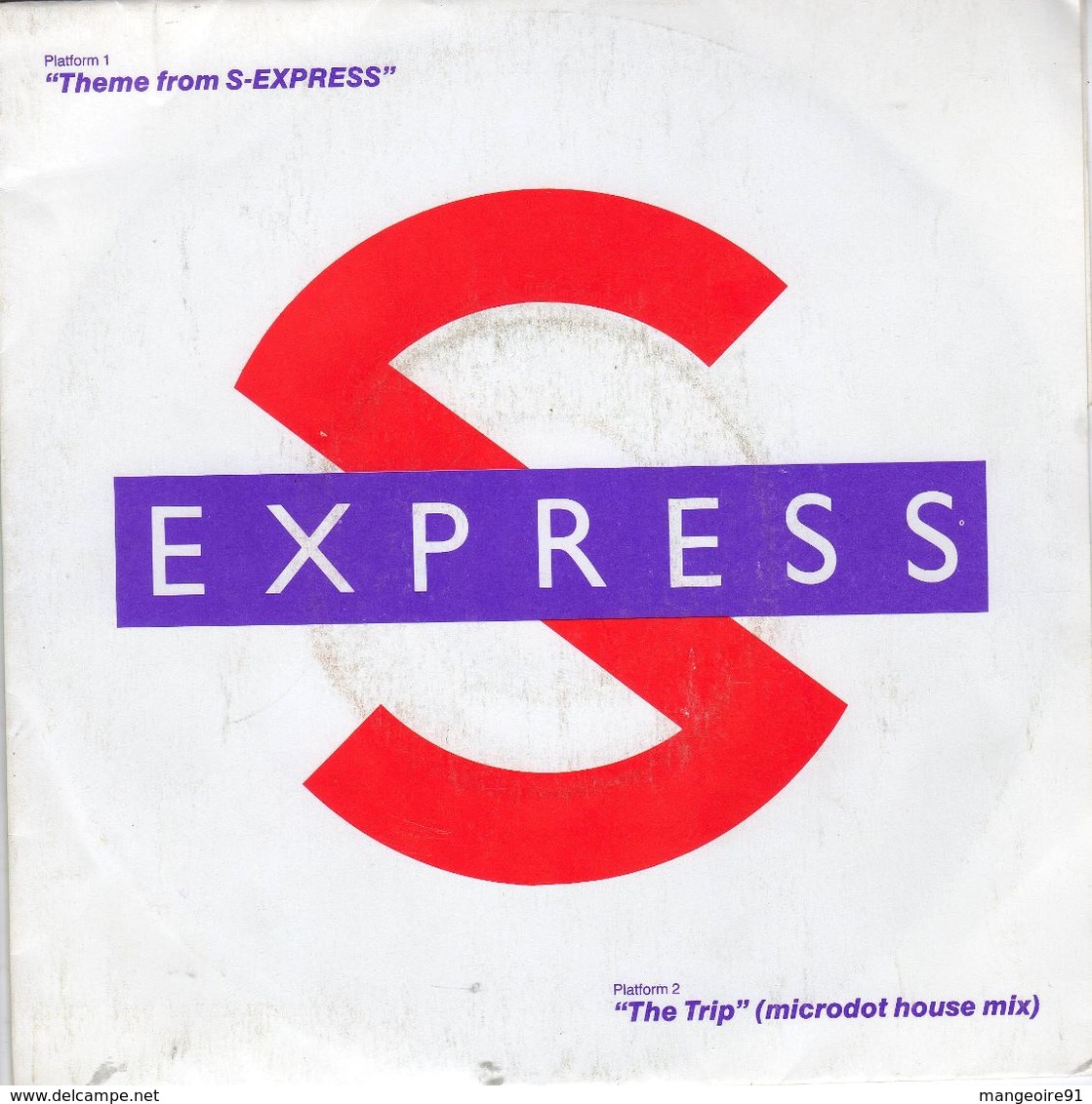 Disque 45 Tours S EXPRESS - (1988 VIRGIN) - 2 Titres - Disco, Pop