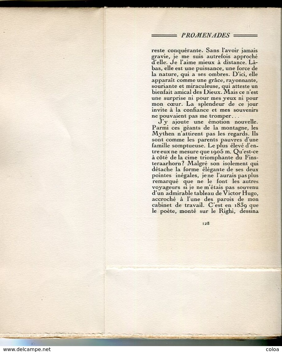 Louis BARTHOU Promenades Autour De Ma Vie Lettres De La Montagne édition Originale Numérotée 1933 - 1901-1940