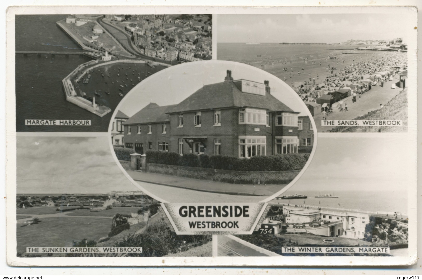 Greenside, Westbrook, 1970 Postcard - Margate