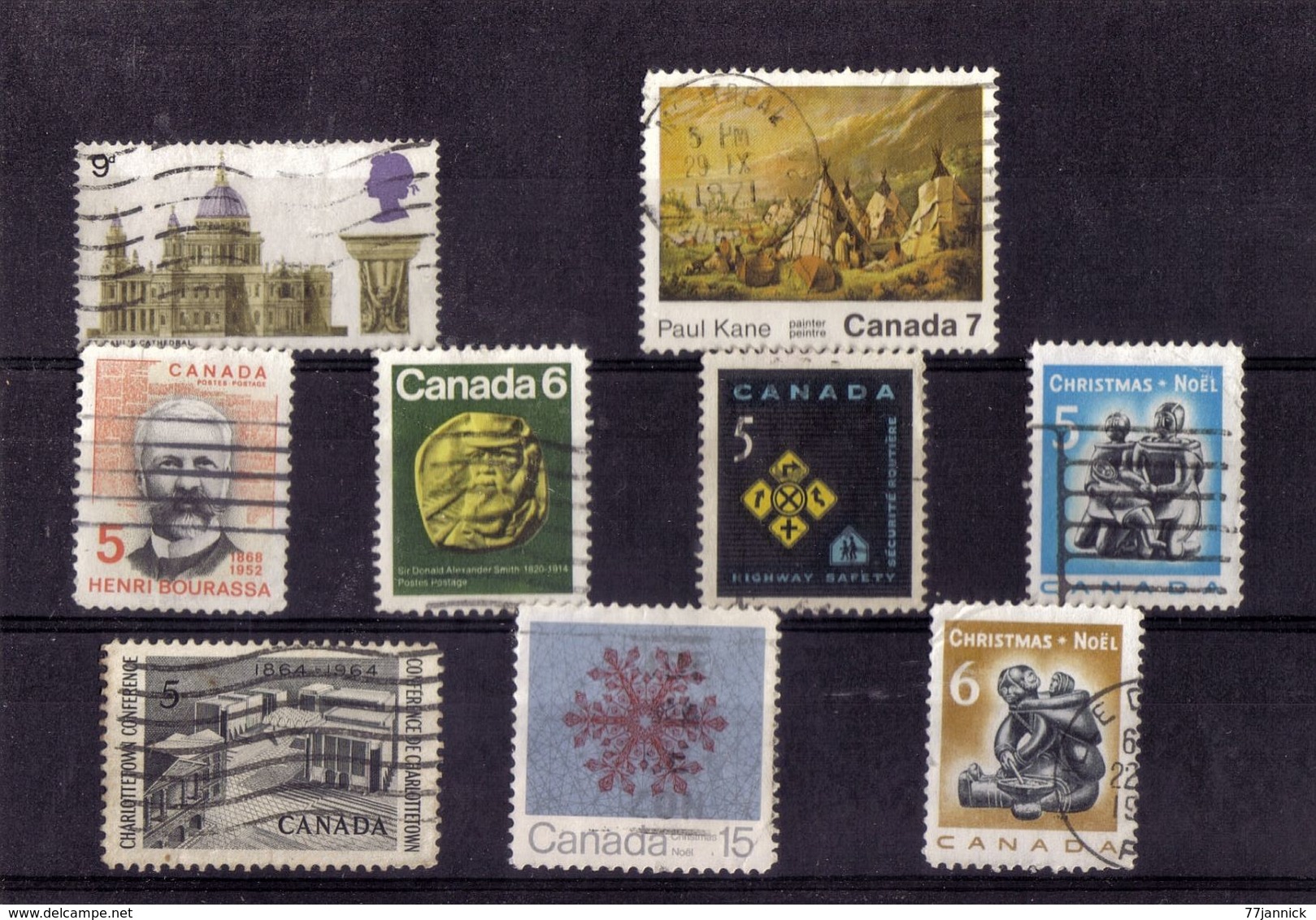 LOT DE TIMBRES OBLITERE - Collections