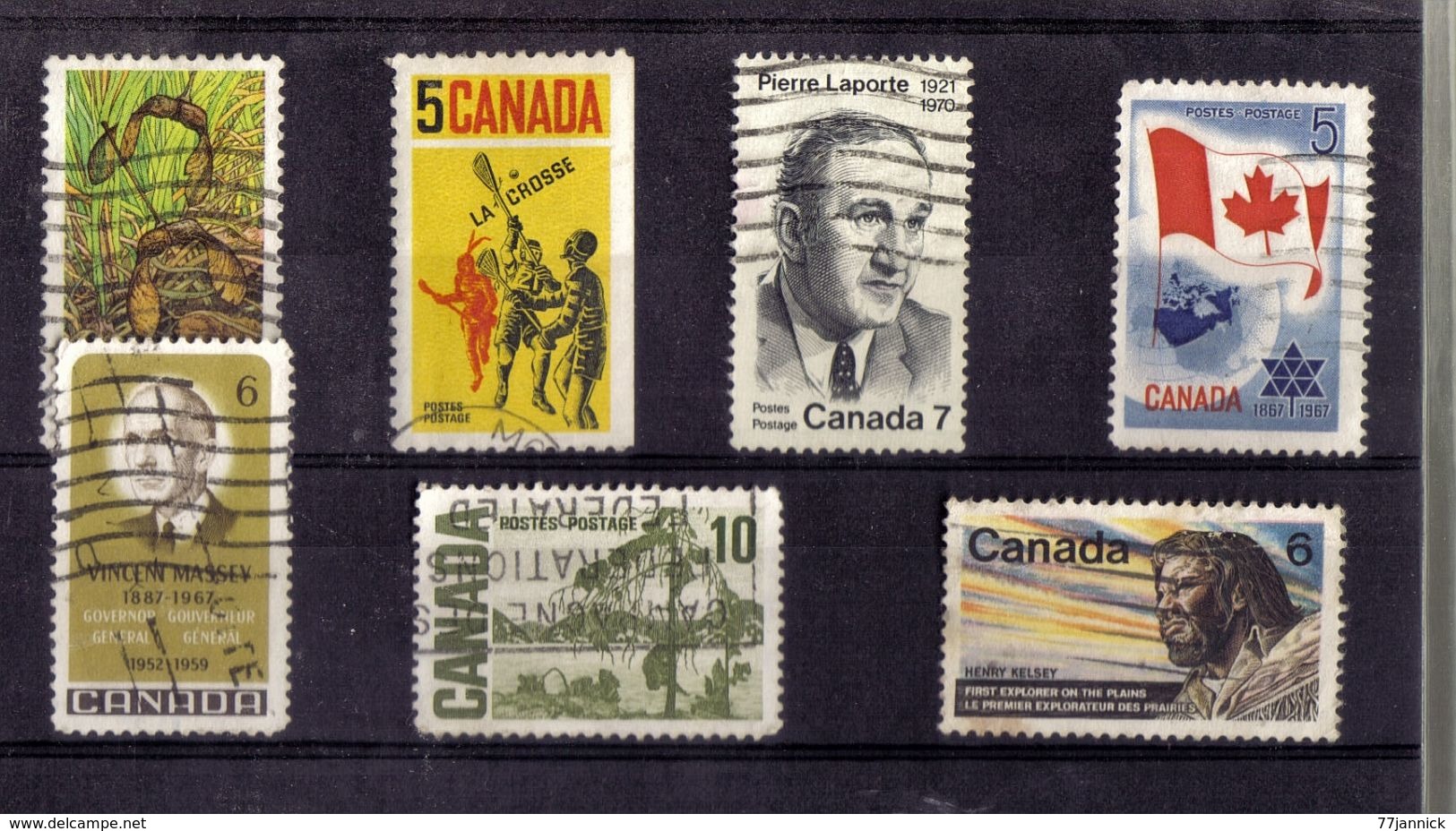 LOT DE TIMBRES OBLITERE - Collections