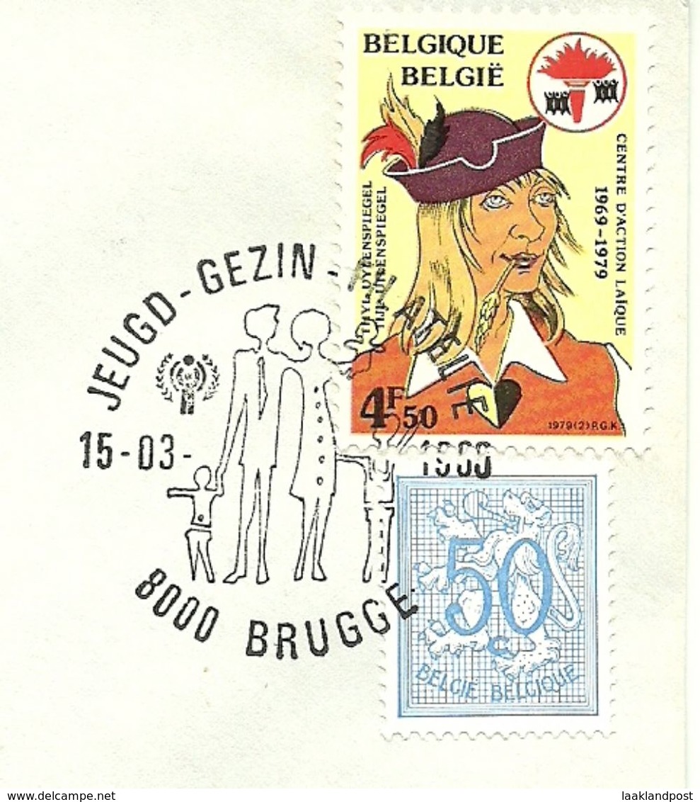 Belgium Special Day Cancel International Year Of The Child Brugge 15/3/1980 - Andere & Zonder Classificatie