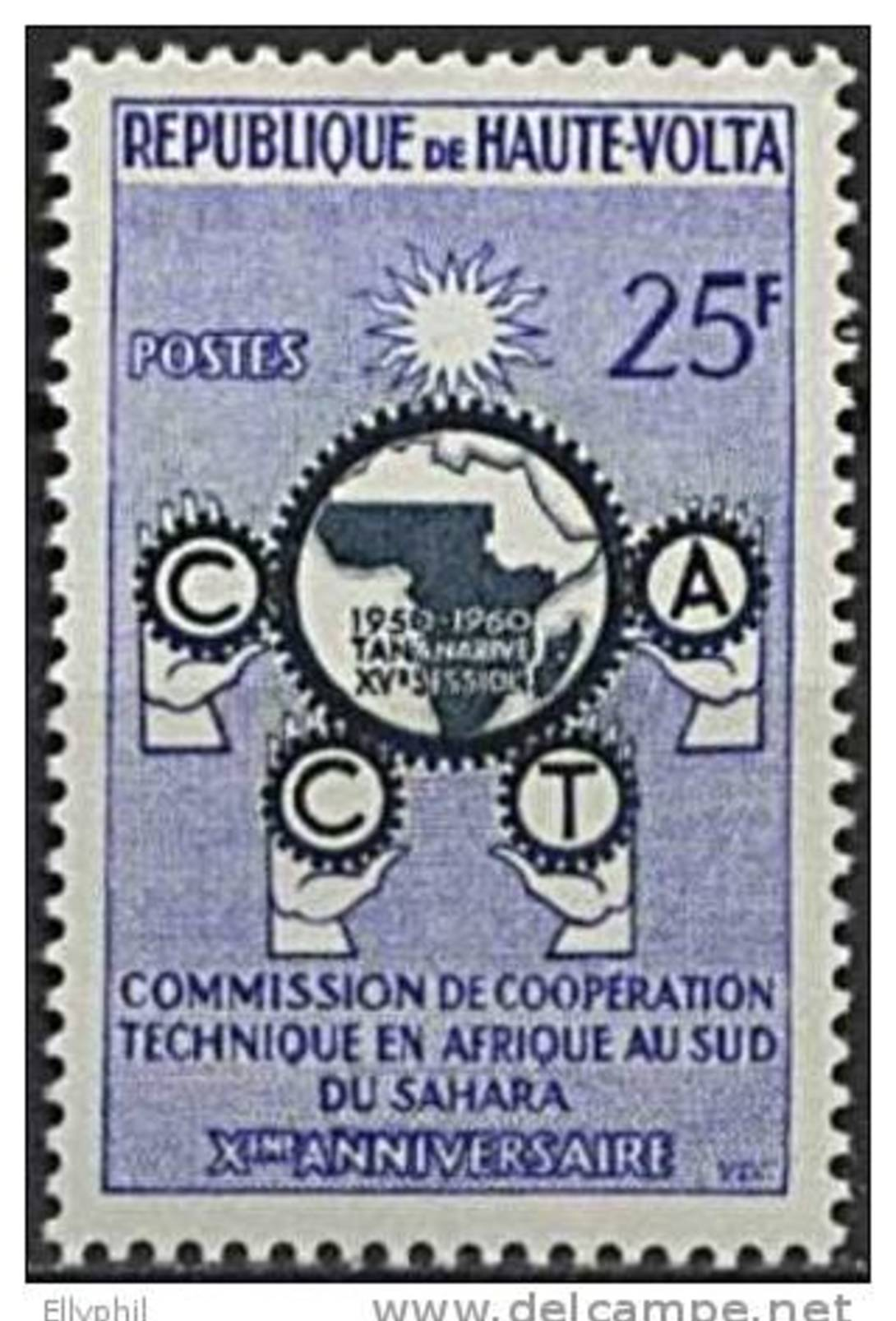 Haute-Volta, N° 090** Y Et T, 90 - Haute-Volta (1958-1984)