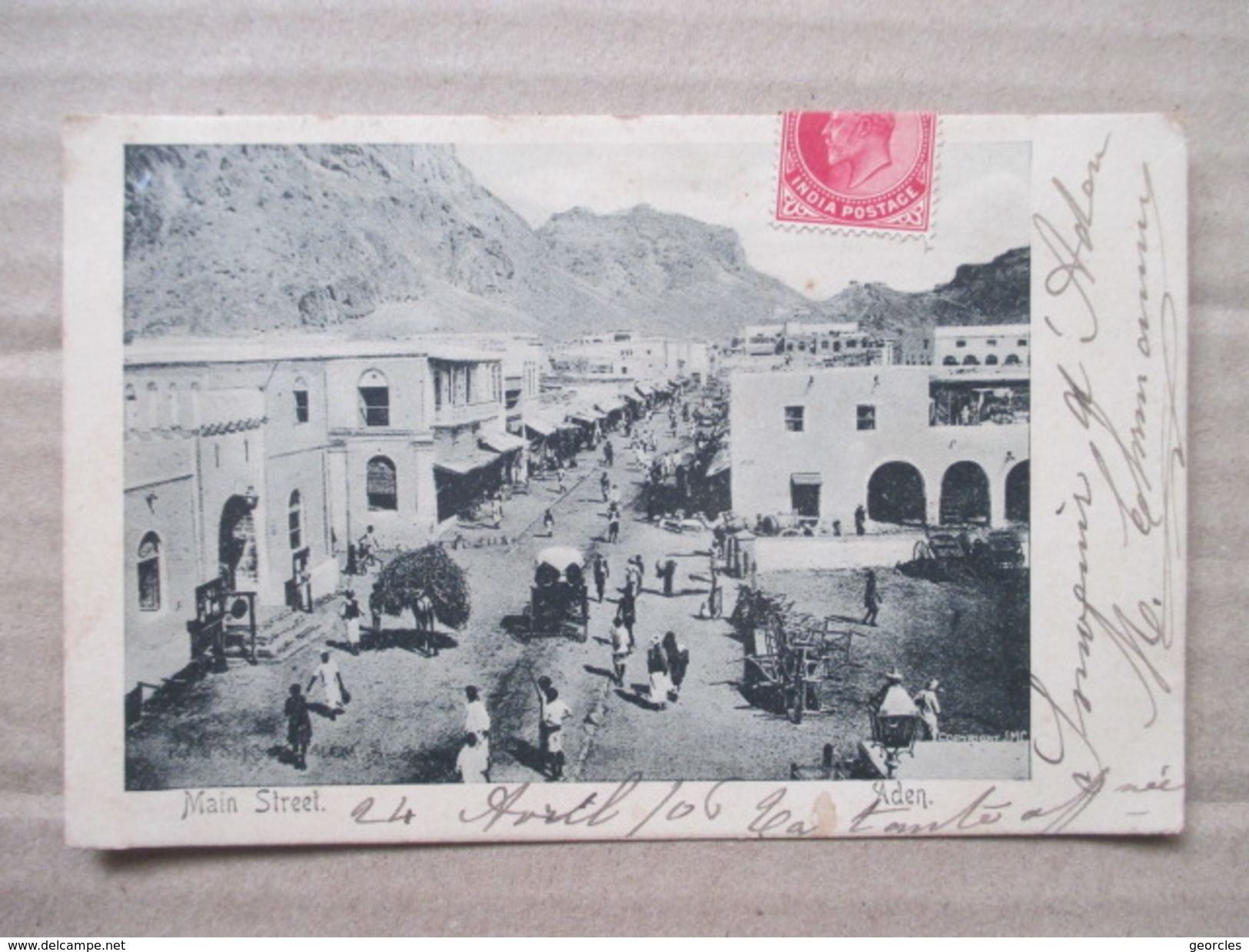 YEMEN  -  ADEN   -  MAIN  STREET         TRES  ANIME    TTB - Yemen