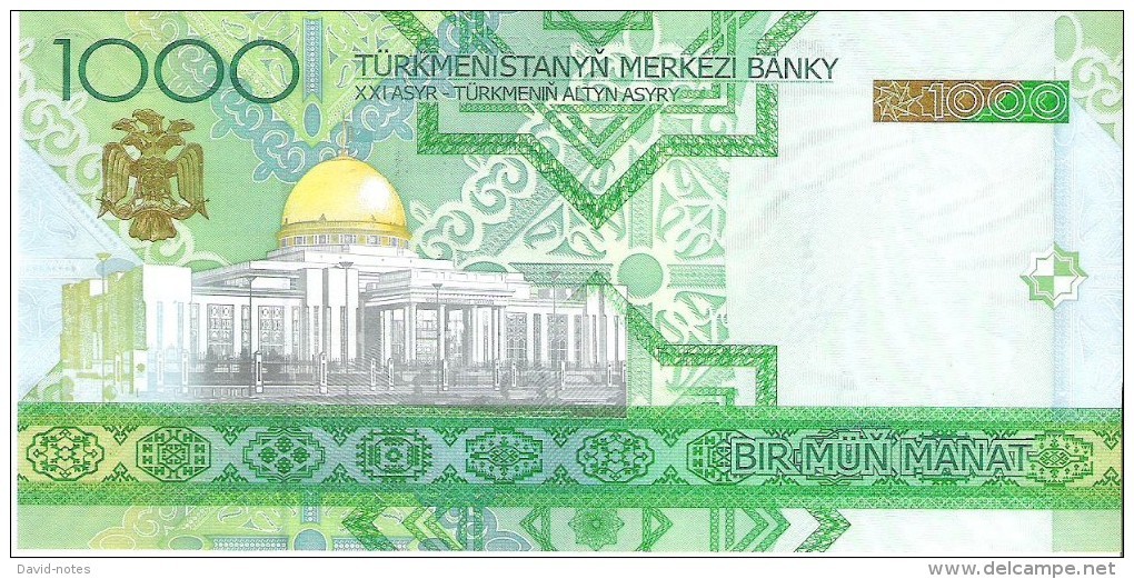 Turkmenistan - Pick 20 - 1000 Manat 2005 - Unc - Turkménistan