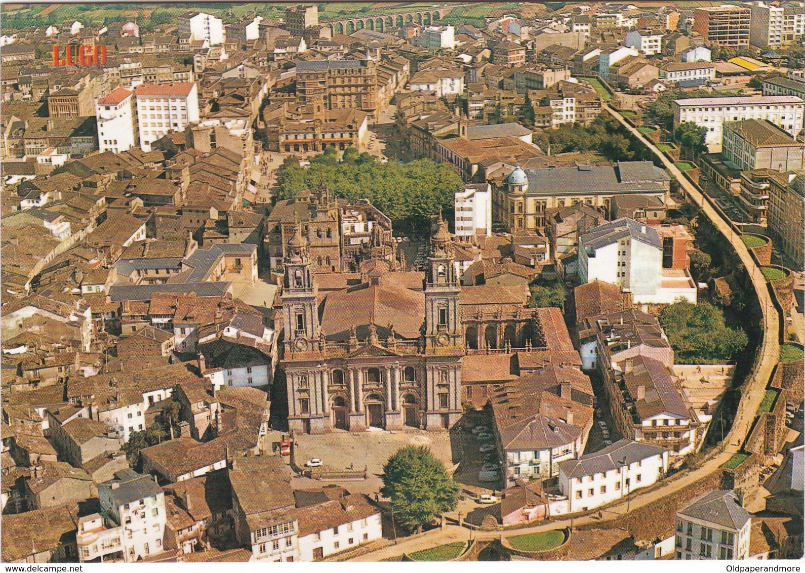 POSTCARD SPAIN  ESPAÑA - LUGO - VISTA AEREA - Lugo