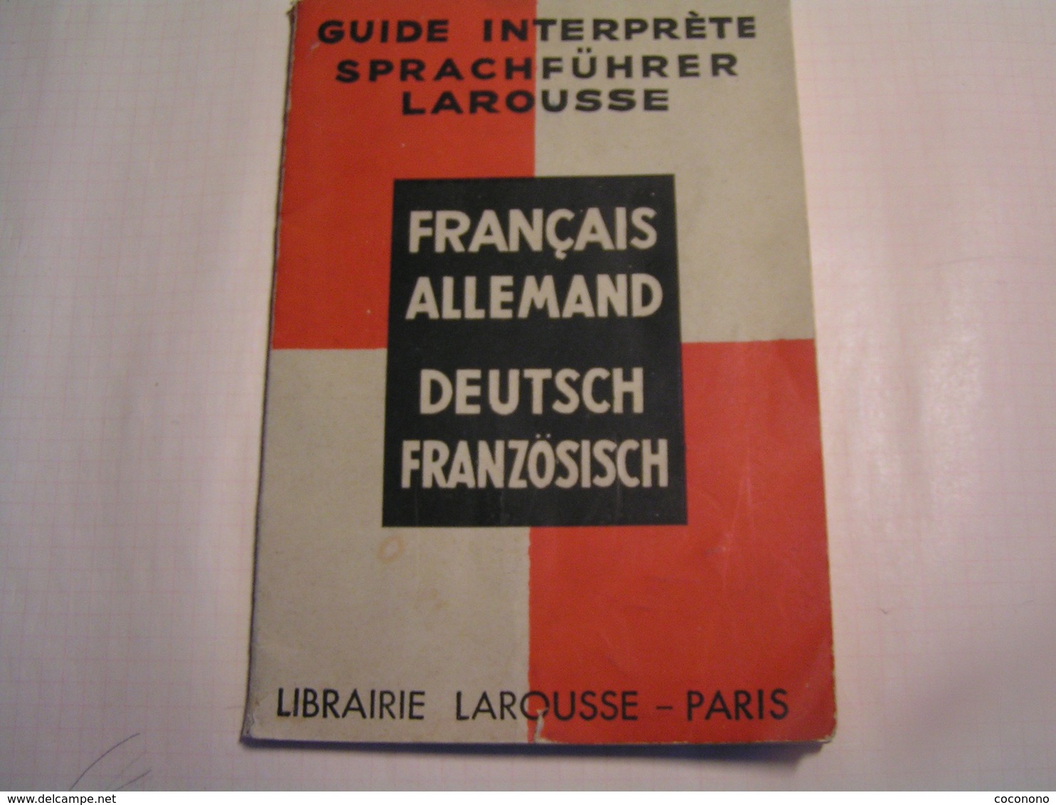 Guide Interprète Larousse - Français / Allemand - Année 1937 - Dictionaries