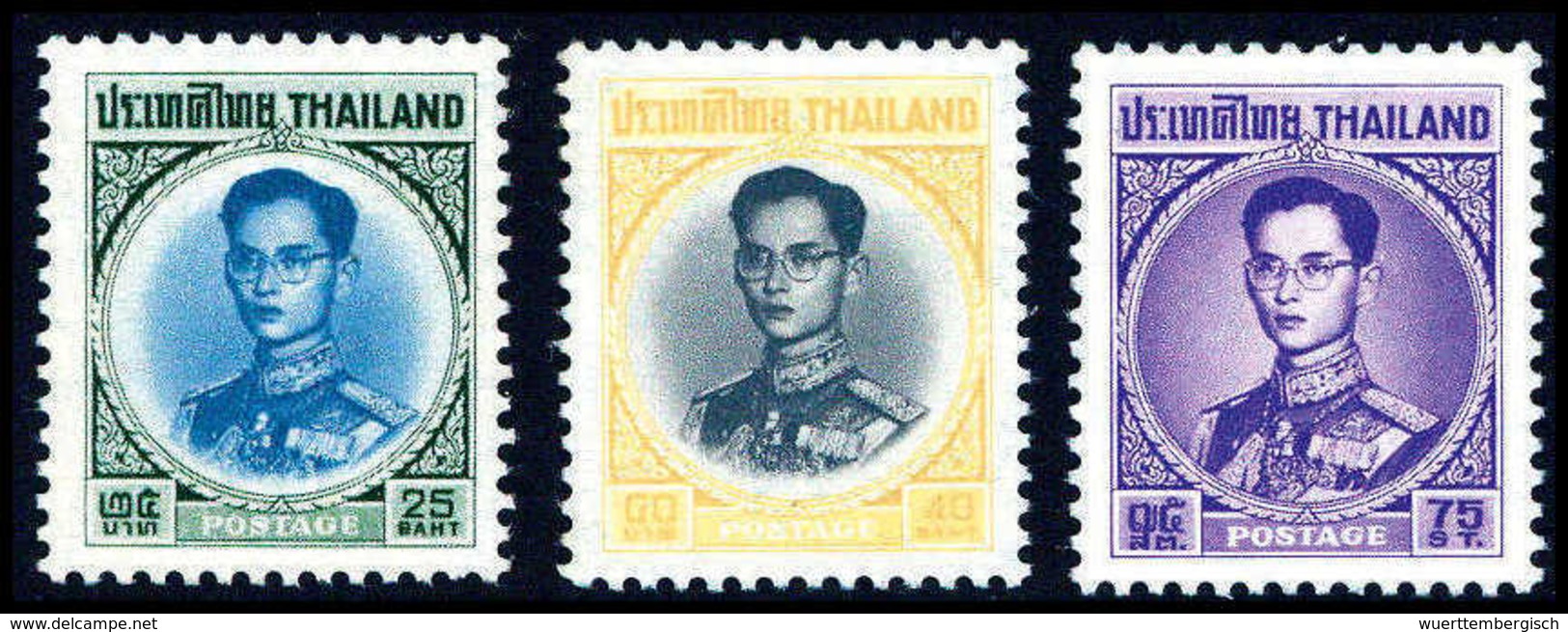 ** König Bhumibol, Tadellos Postfr. Serie Inkl. Ergänzungswert.<br/><b>Katalogpreis: 620,-</b> (Michel: 411/27,616) - Sonstige & Ohne Zuordnung