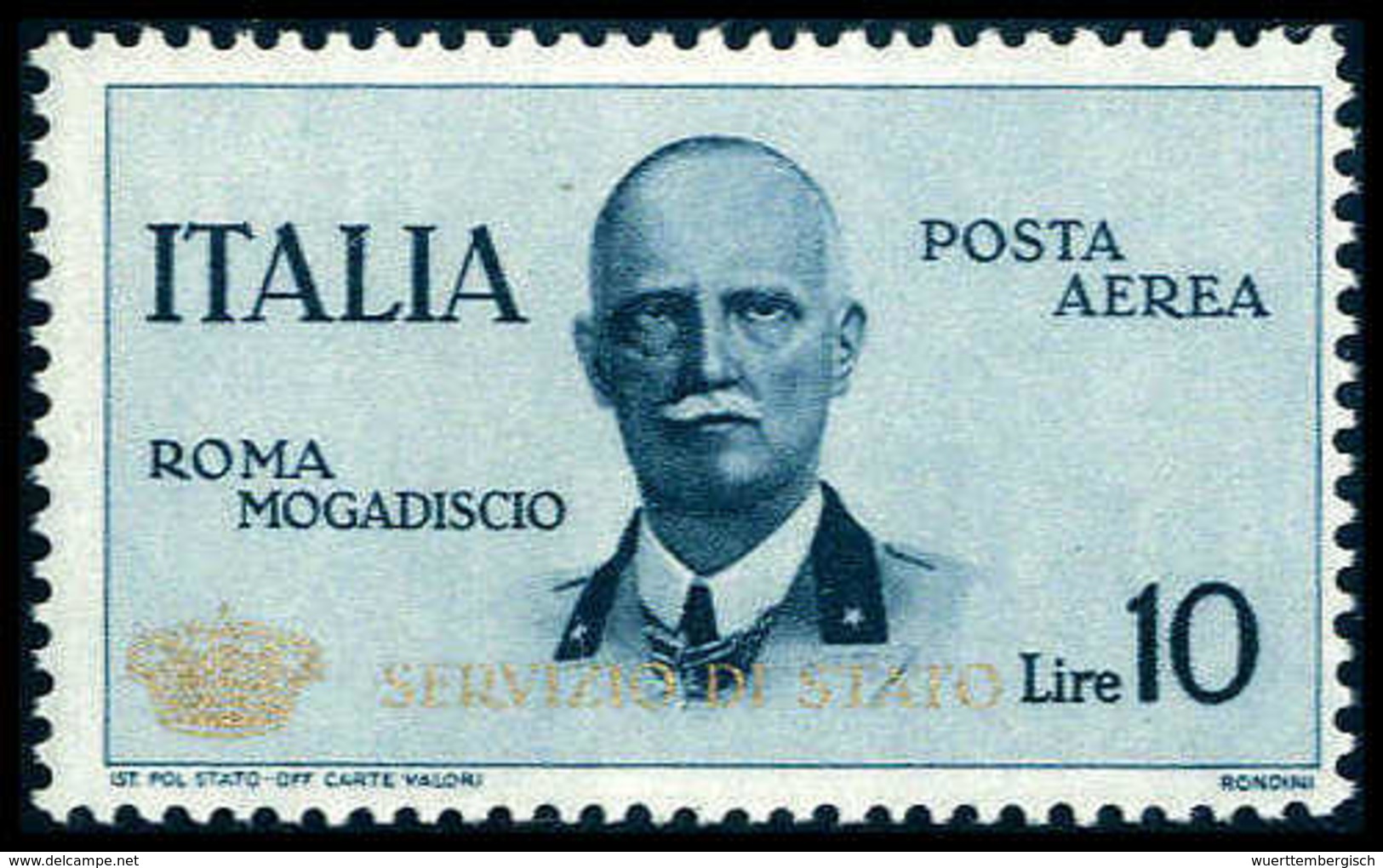 1934, Postflug 10 L., Tadellos Postfrisch, Eine Sehr Seltene Marke Mit Einer Auflage Von Nur 5000 Exemplaren, Fotoattest - Other & Unclassified
