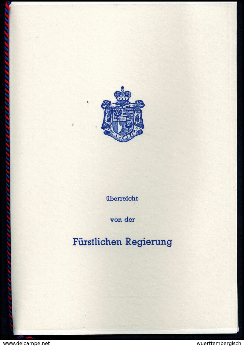 Gemäldegalerie, Ungebr. Und Ersttagsgestempelte Serie Im Tadellosen Geschenkheft Der Fürstl. Regierung. (Michel: 306/08( - Sonstige & Ohne Zuordnung