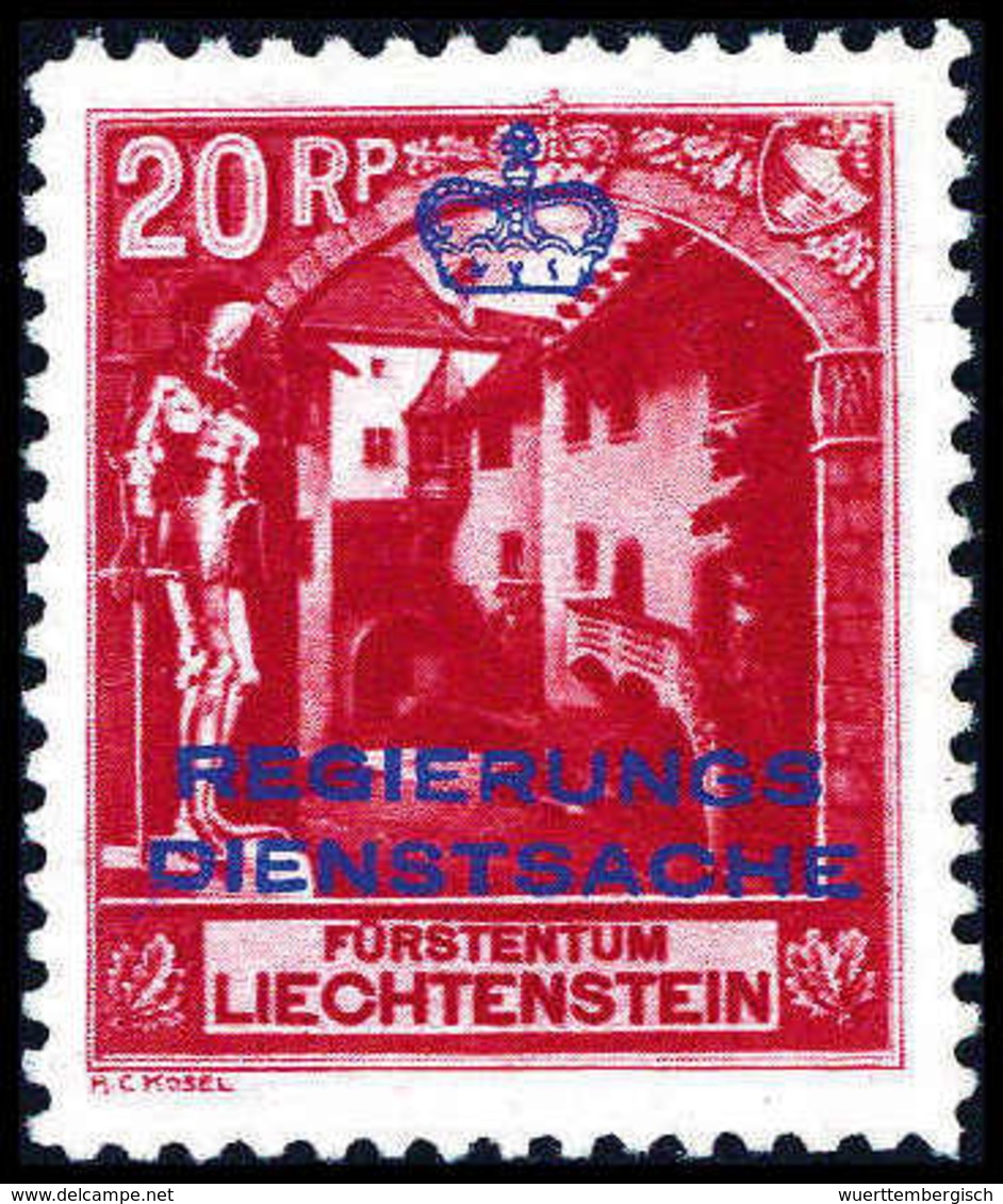 20 Rp., Tadellos Postfrisch. Seltene Marke, Sign. Zumstein, Fotobefund Eichele.<br/><b>Katalogpreis: 800,-</b> (Michel:  - Autres & Non Classés