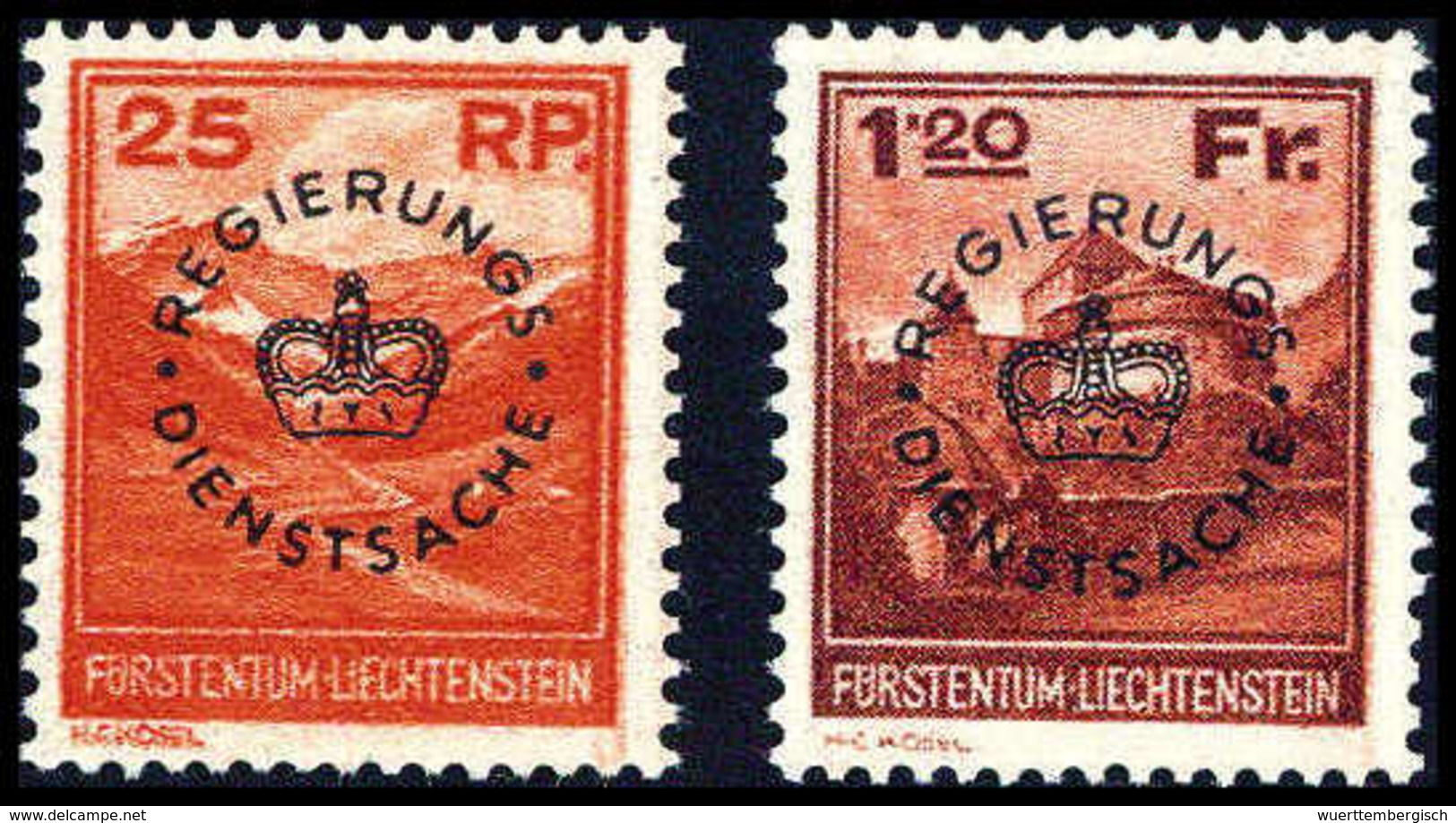 ** 25 Rp. Und 1,25 Fr., Tadellos Postfr. Serie.<br/><b>Katalogpreis: 400,-</b> (Michel: 9/10) - Sonstige & Ohne Zuordnung