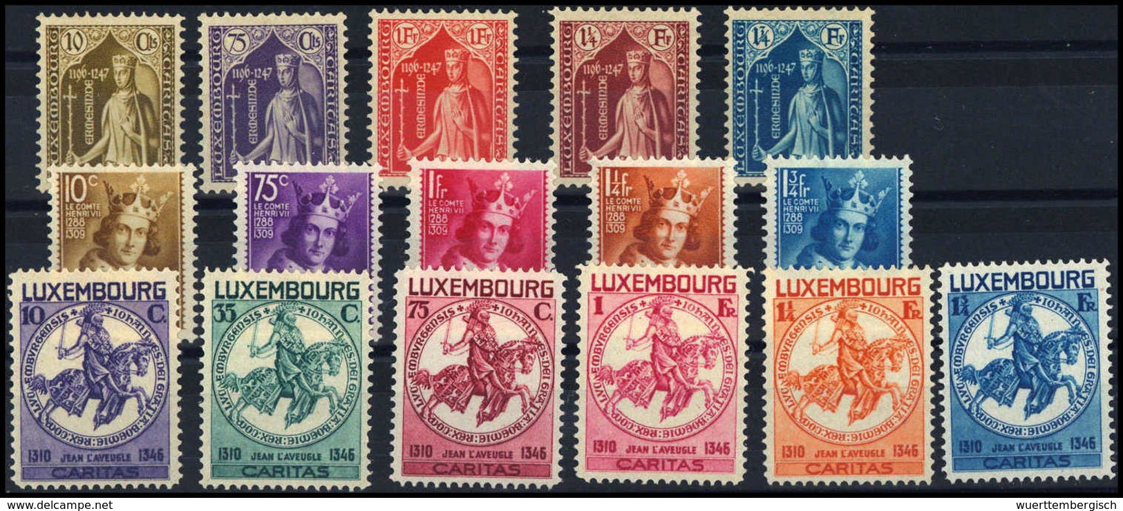 ** Kinderhilfe 1932/34, Drei Tadellos Postfr. Serien.<br/><b>Katalogpreis: 460</b> (Michel: 240/49,252/56,259/64) - Sonstige & Ohne Zuordnung