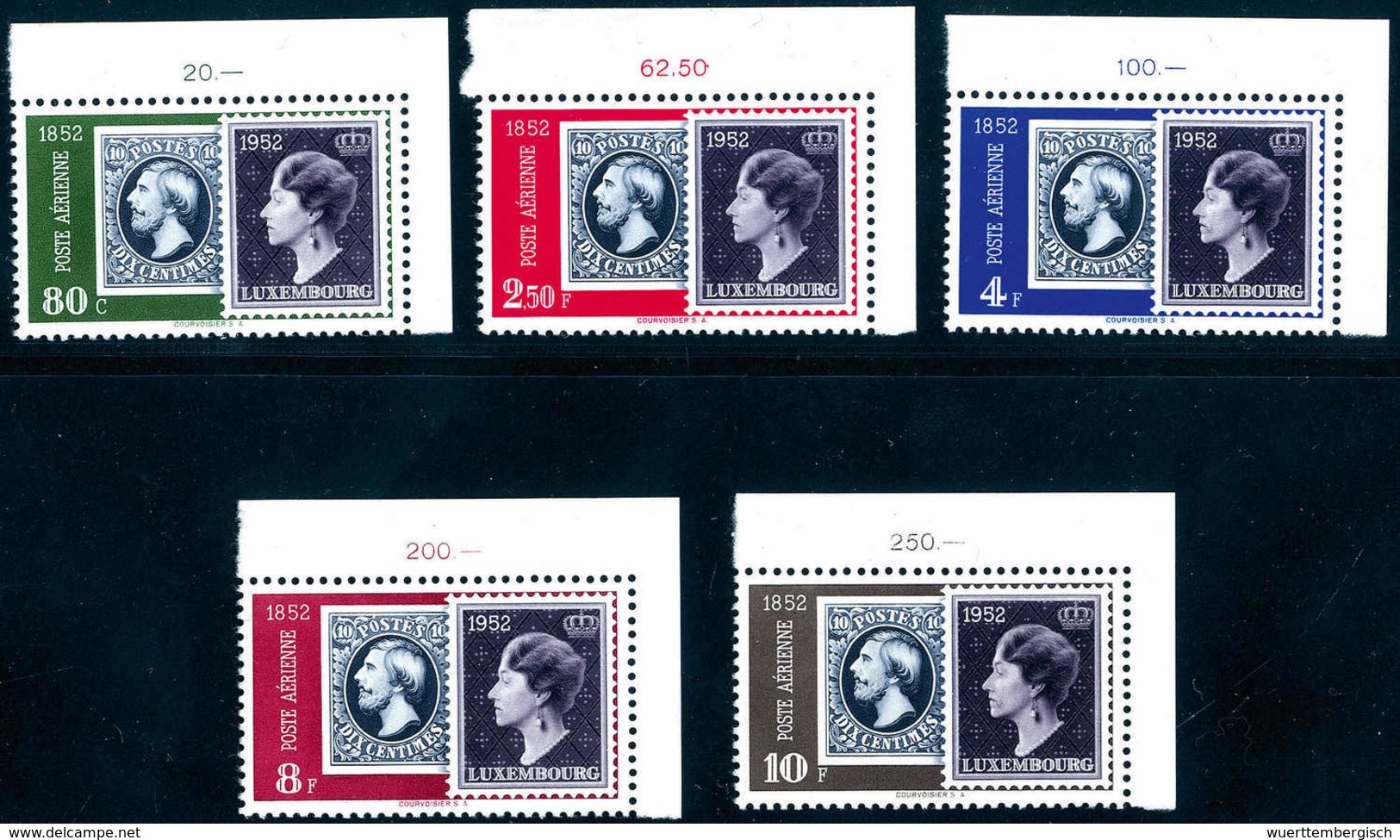 ** Tag Der Briefmarke, Tadellos Postfr. Serie Aus Der Re. Ob. Bogenecke.<br/><b>Katalogpreis: 100,-</b> (Michel: 490/94) - Altri & Non Classificati