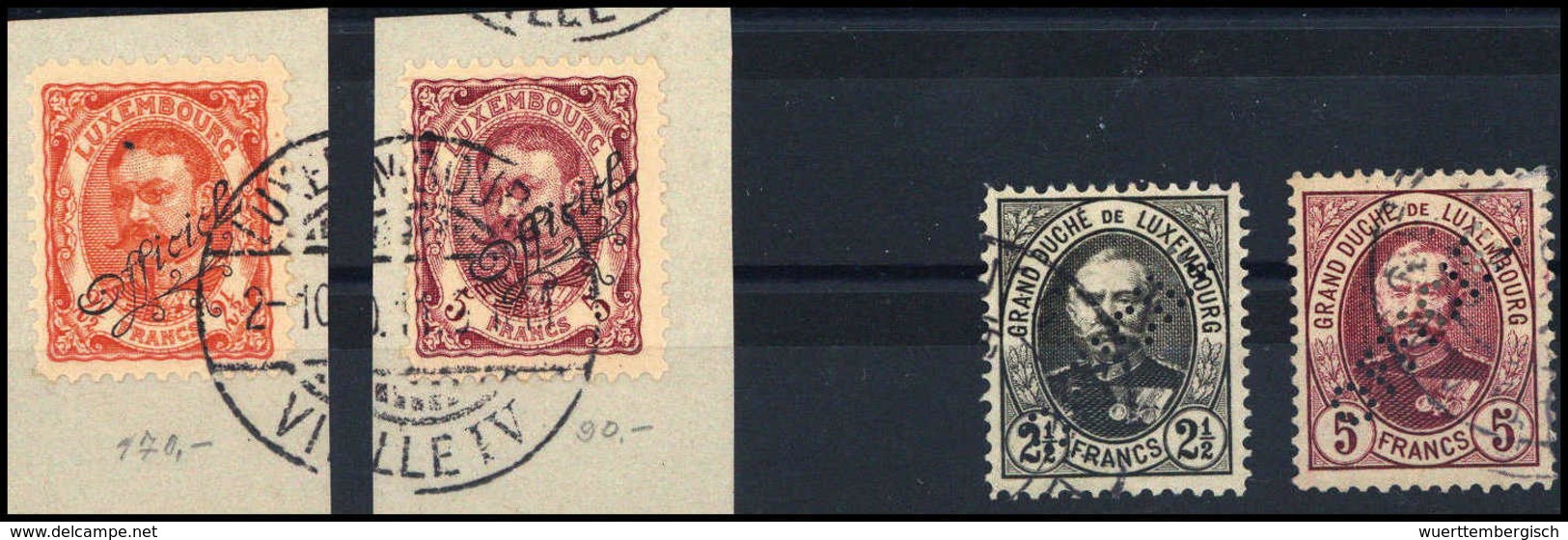 Gest. 1899, 2½ Und 5 Fr. Sowie 1908, 2½ Und 5 Fr., Je Tadellos Gestplt.<br/><b>Katalogpreis: 183,-</b> (Michel: 74/75,71 - Other & Unclassified