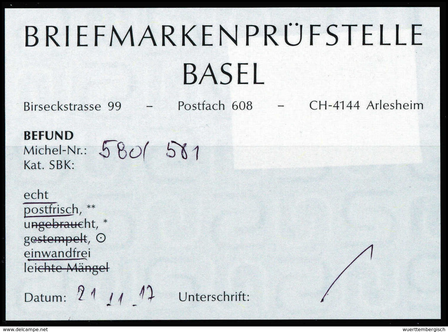 ** Flugpost, Tadellos Postfr. Serie, Fotobefund Eichele.<br/><b>Katalogpreis: 550,-</b> (Michel: 580/81) - Altri & Non Classificati