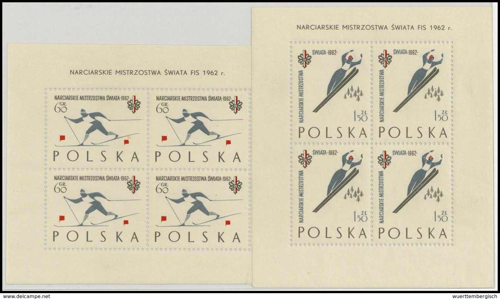 ** Zakopane, Serie In Tadellos Postfr. Kleinbögen Zu Je Vier Marken.<br/><b>Katalogpreis: 300,-</b> (Michel: 1294/96C(4) - Other & Unclassified