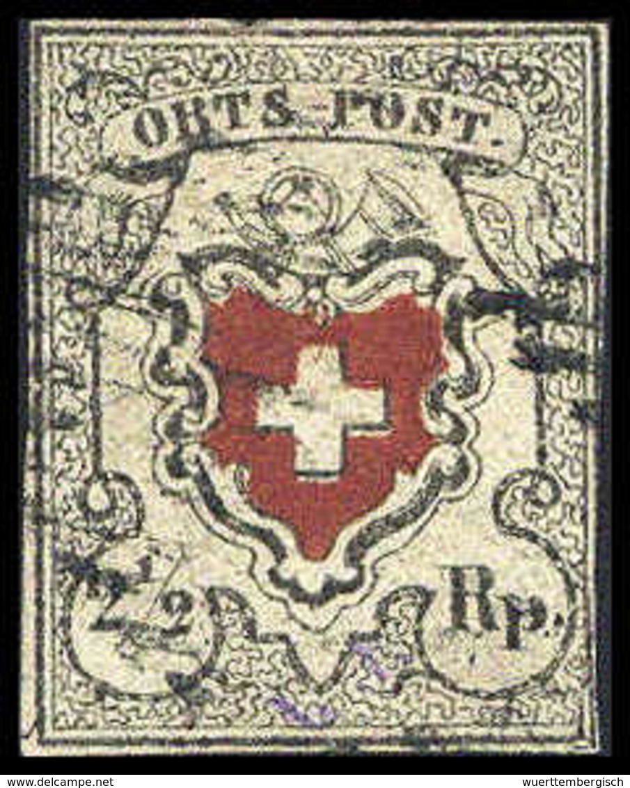 Gest. 2½ Rp. Ortspost, Mit KE, Farbfrisch Und Sauber Gestplt., Etwas Fehlerhaft, Sign. Kimmel BPP. (SBK 14I)<br/><b>Kata - Sonstige & Ohne Zuordnung