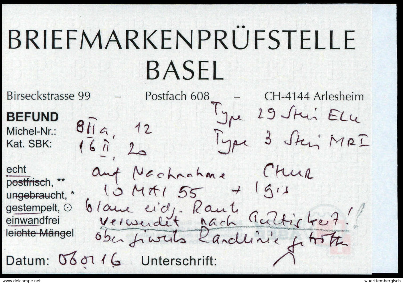 Beleg Verwendung Der Rayon-Marke Nach Gültigkeit: 10 Rp., Mischfrankatur Mit Rayon III 1852, 15 Rp. Rotorange, Oben Je L - Other & Unclassified