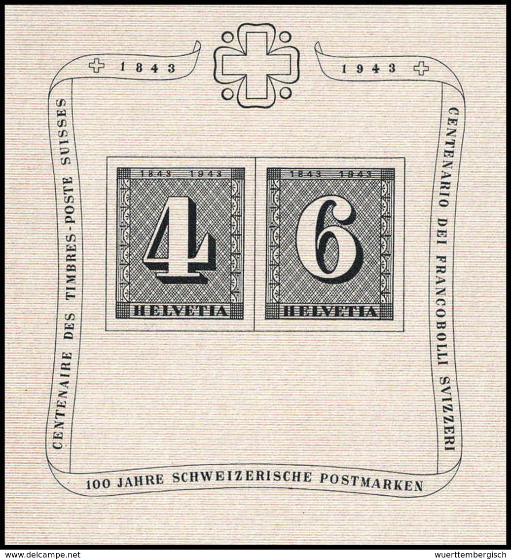 **/gest. Briefmarken-Block, Postfr., Sowie Großer Ausstellungs-Block, Postfr. Und Mit Rotem SST (einer Rs. Kl. Dunkle Pu - Altri & Non Classificati