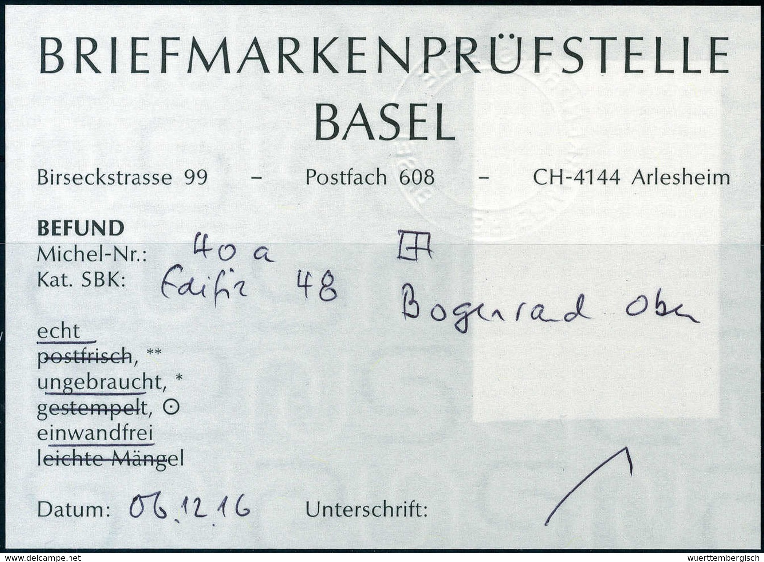 * 4 C., Ungebr. Luxus-Oberrand-Viererblock Mit Randinschrift. Selten, Befund Eichele. (Edifil 48) (Michel: 40a(4)) - Other & Unclassified