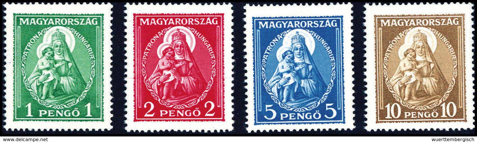 ** Patrona Hungariae, Tadellos Postfr. Serie.<br/><b>Katalogpreis: 420,-</b> (Michel: 484/87) - Autres & Non Classés