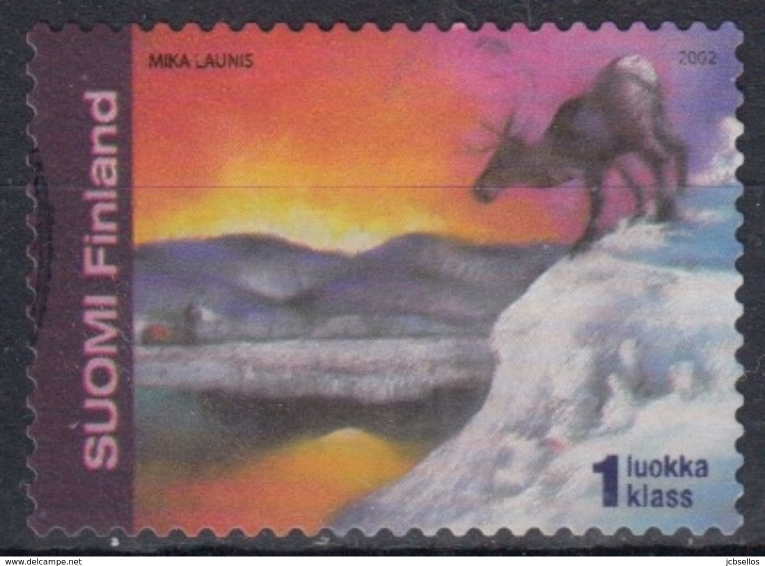 FINLANDIA 2002 Nº 1592 USADO - Blokken & Velletjes