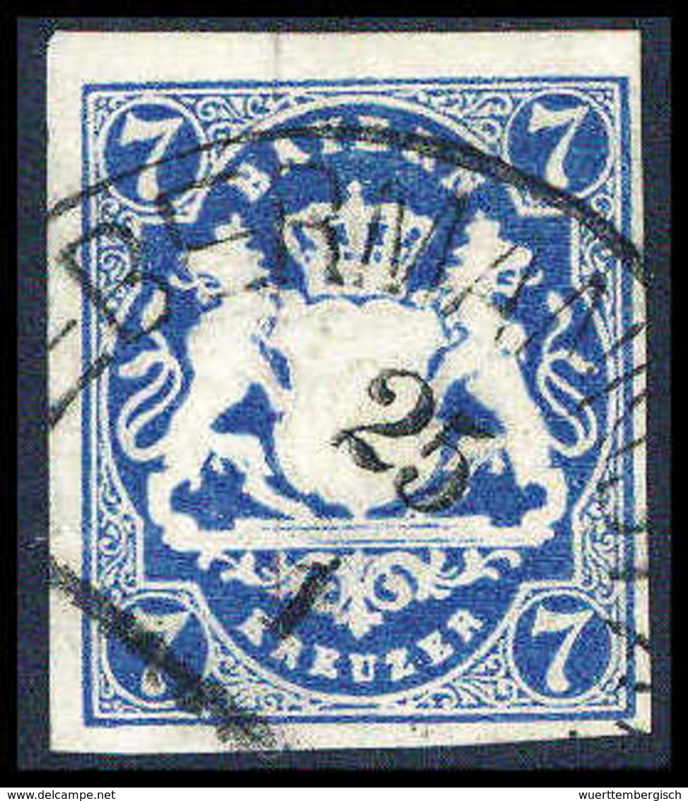 Gest. 7 Kr., Tieffarbiges Kabinettstück Mit HK EBERMANNSTADT, Doppelt Sign. Brettl BPP.<br/><b>Katalogpreis: 1.000,-</b> - Autres & Non Classés