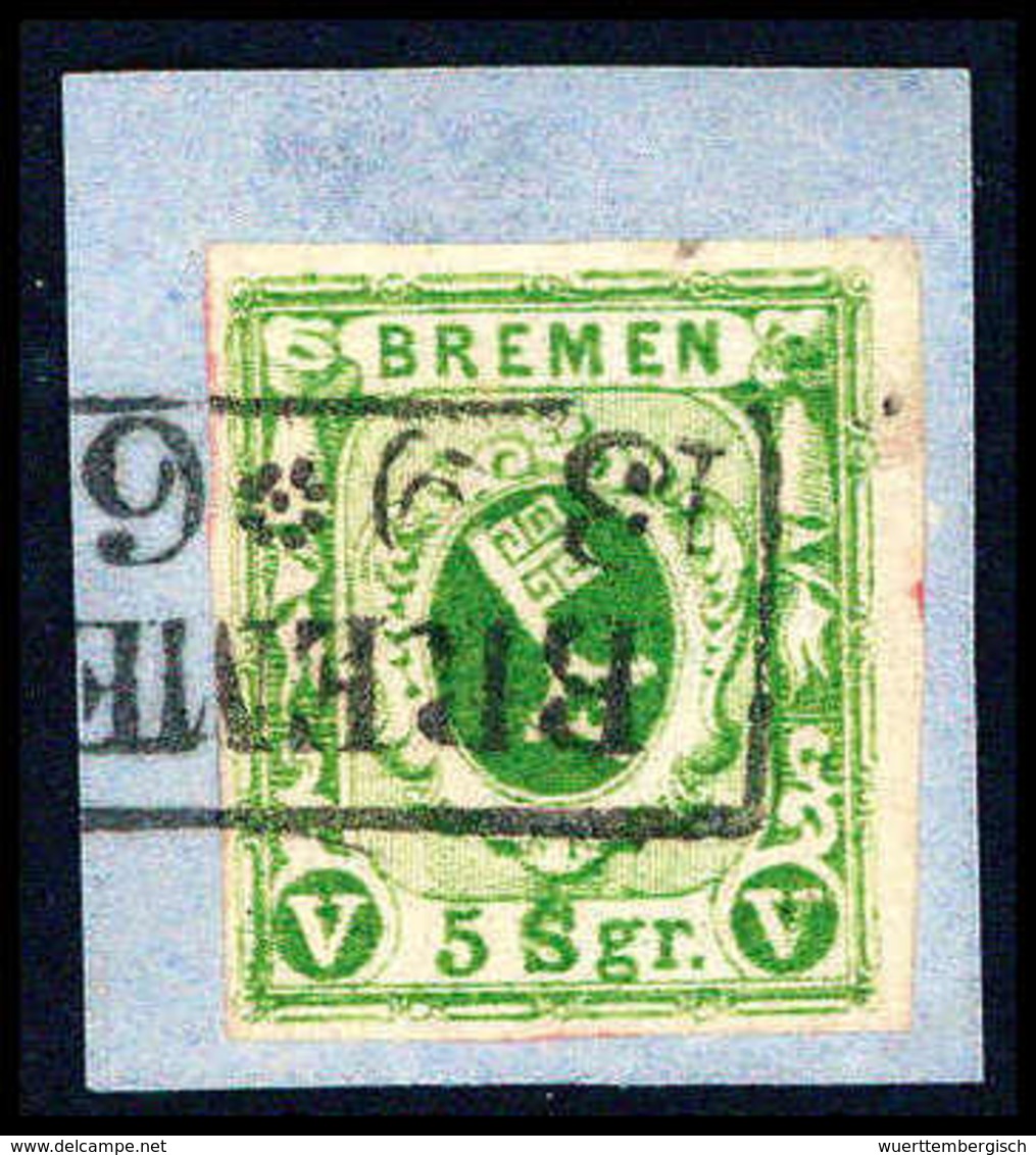 Briefst. 5 Sgr., Kabinett-Briefstück.<br/><b>Katalogpreis: 380,-</b> (Michel: 4a) - Other & Unclassified