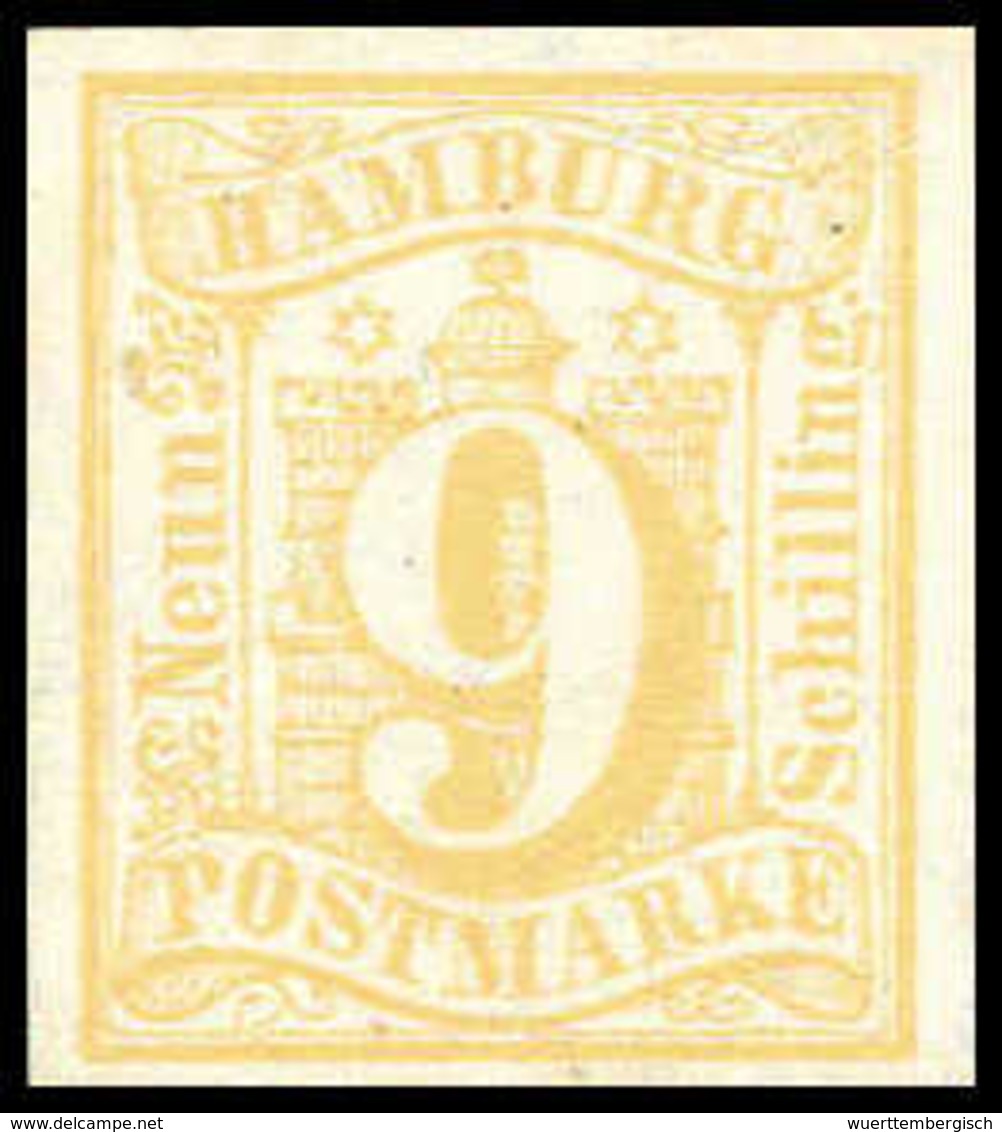 O. Gummi 9 Sch., Ungebr. Kab.-Stück O.G., Sign. Bühler.<br/><b>Katalogpreis: 150,-</b> (Michel: 7) - Sonstige & Ohne Zuordnung