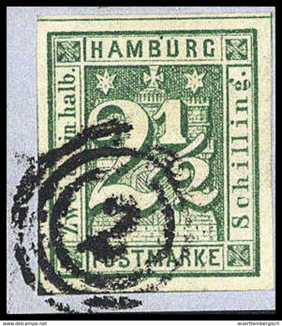 Briefst. 2½ Sch., Frisches Kab.-Bfstk. Mit Dreiringstempel "2", Sign. Lange BPP.<br/><b>Katalogpreis: 180,-+</b> (Michel - Sonstige & Ohne Zuordnung