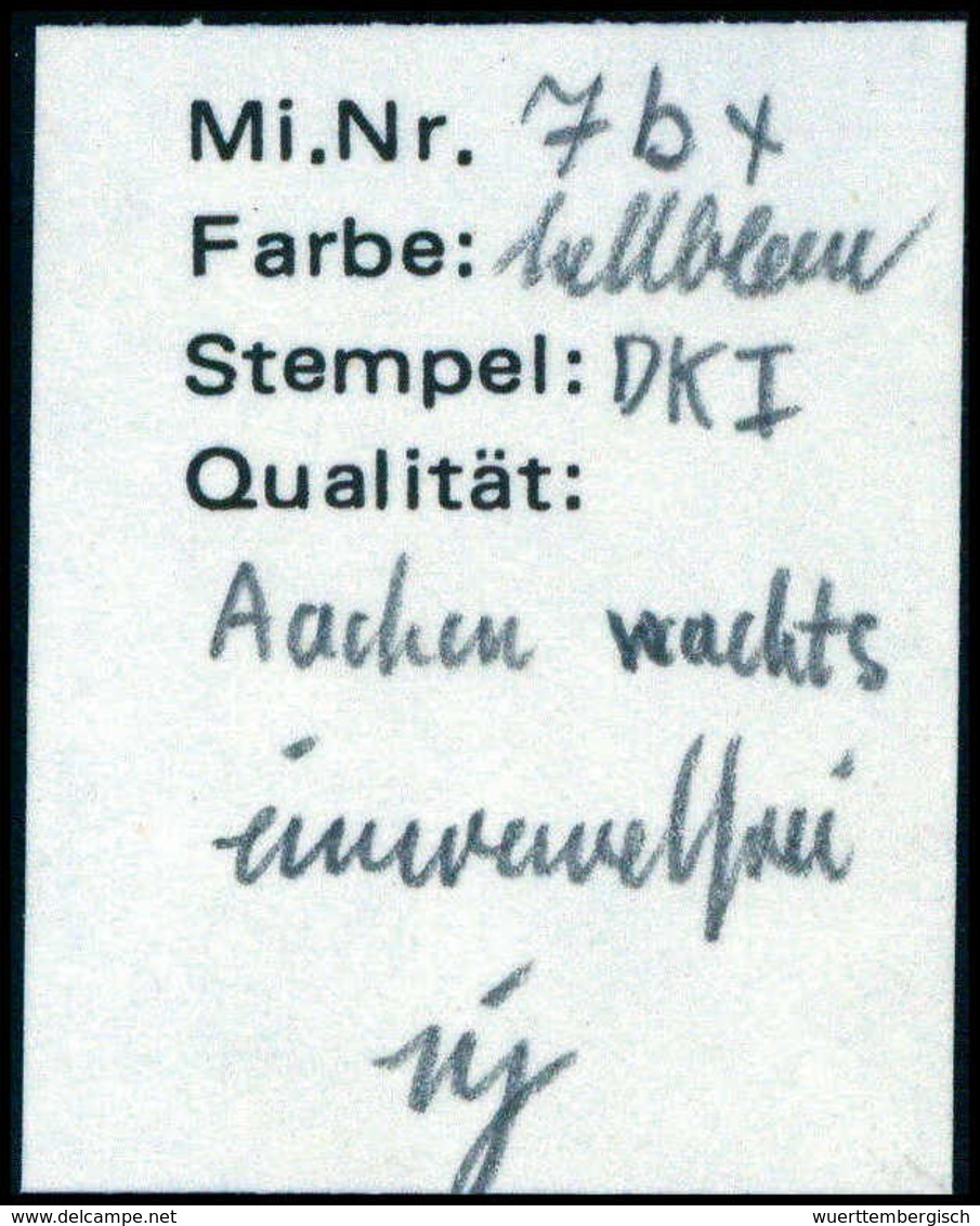 Gest. 2 Sgr., Dünnes Papier, äußerst Breitrandiges Luxusstück Mit Teil Der Oberen Nebenmarke, Sign. Meier BPP. (Michel:  - Autres & Non Classés