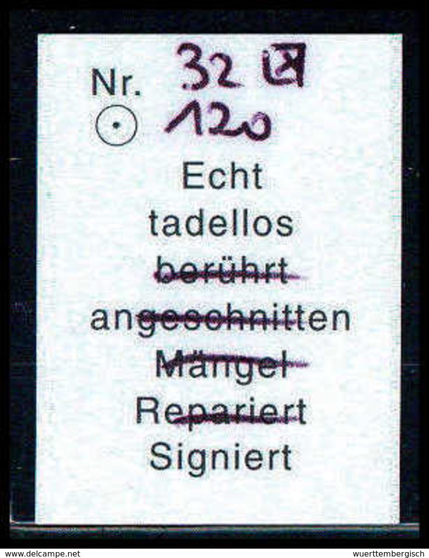 Beleg "120" GUNTERSBLUM, Klar Auf Kab.-Brief 3 Kr., Sign. Sem BPP. (Michel: 32) - Autres & Non Classés
